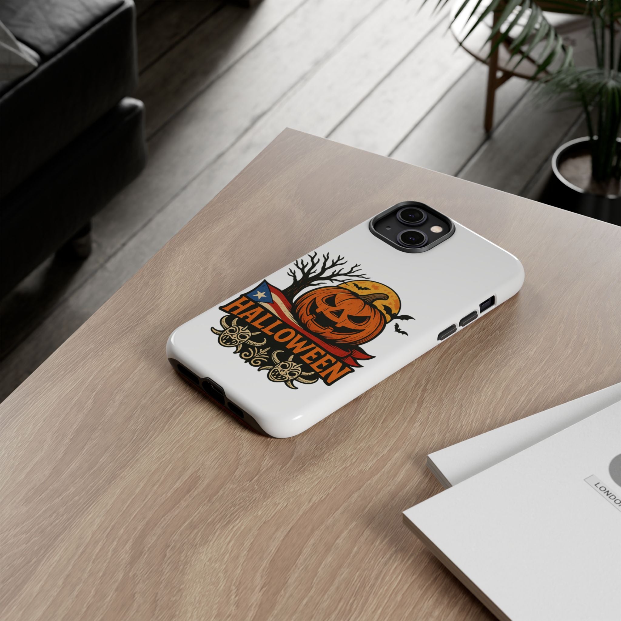 Halloween Phone Case, Tough Phone Case, Spooky Seasonal Cover, Fall Decor Accessory, Trick or Treat Gift, Halloween Celebration