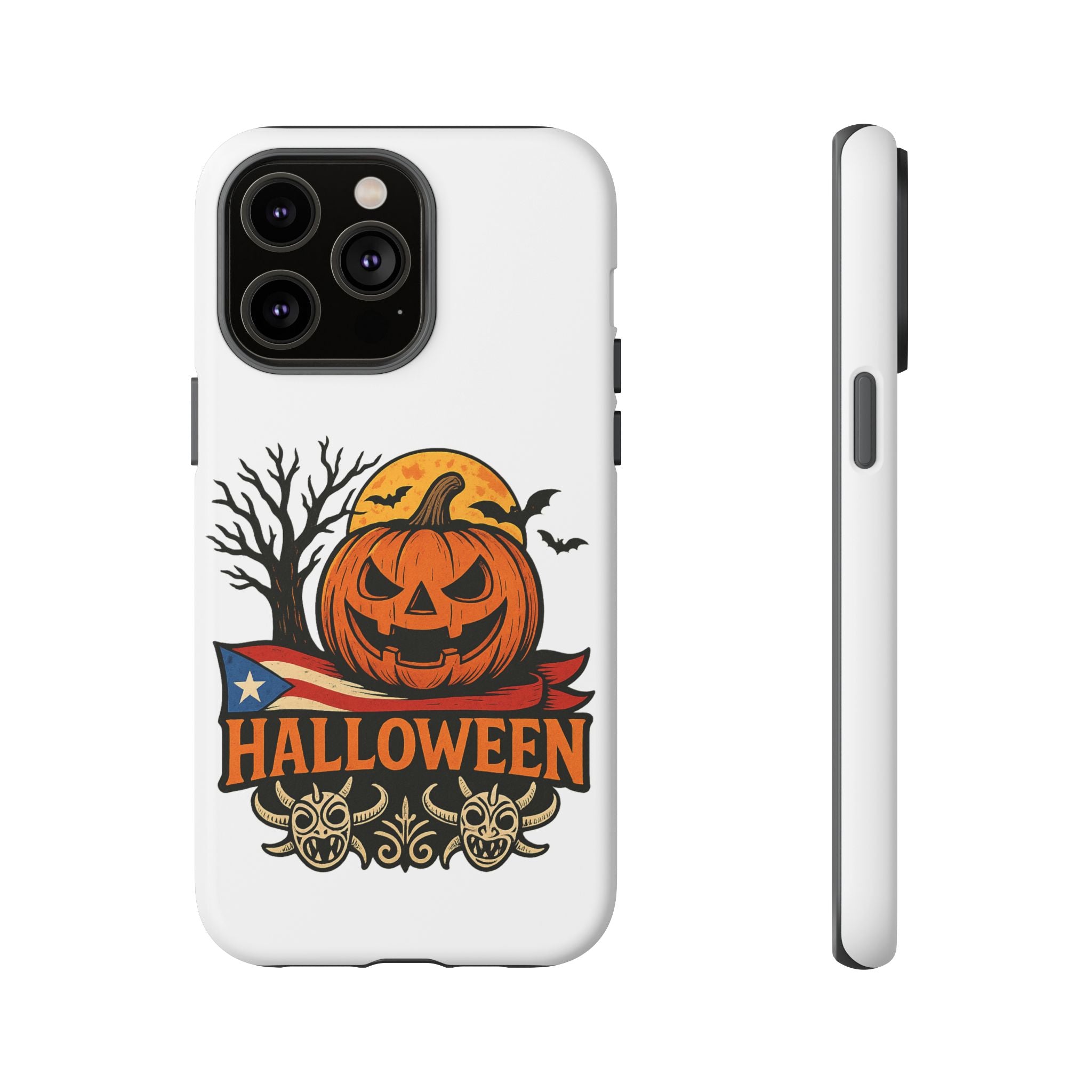 Halloween Phone Case, Tough Phone Case, Spooky Seasonal Cover, Fall Decor Accessory, Trick or Treat Gift, Halloween Celebration