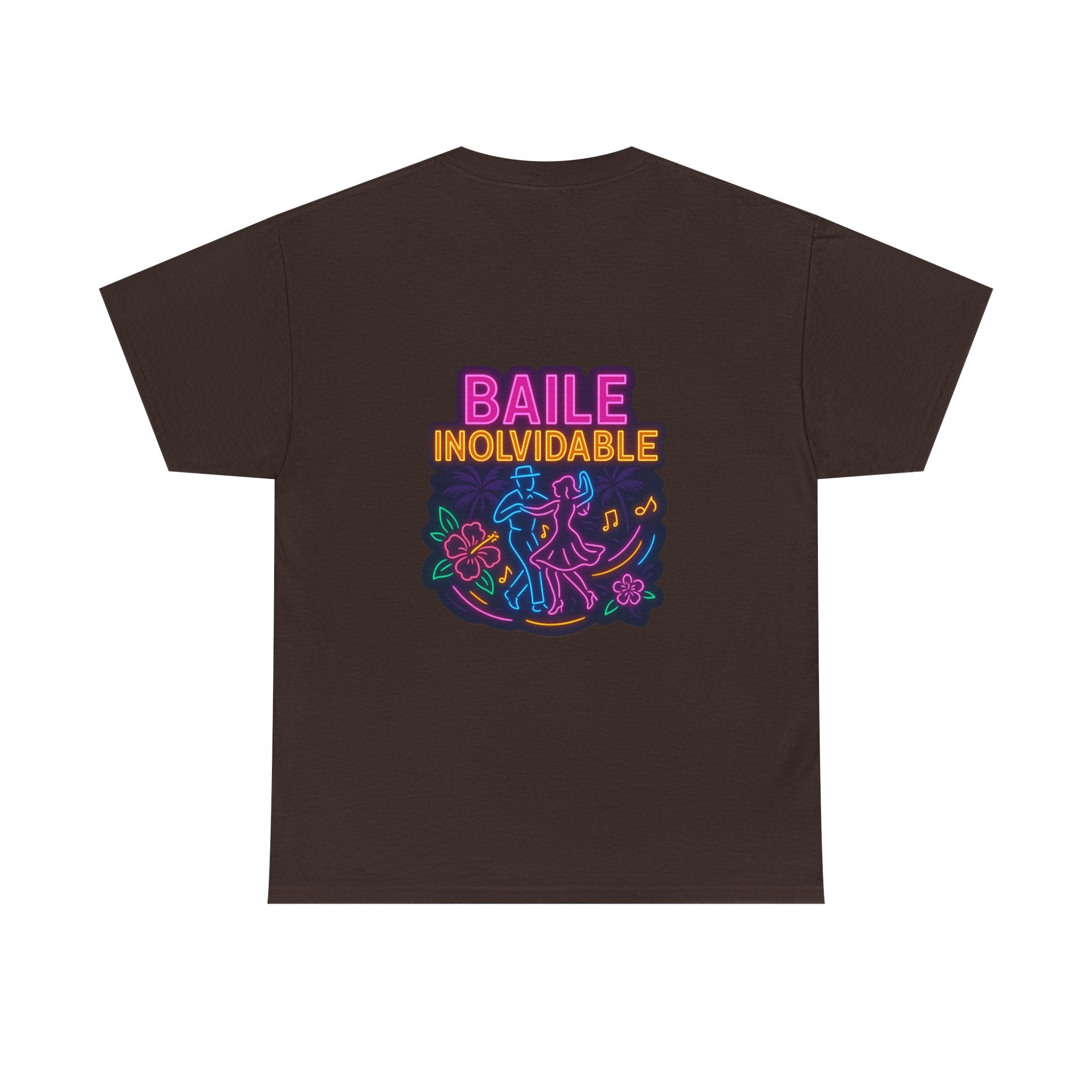 Unisex Heavy Cotton Tee - Colorful 'Baile Inolvidable' T-Shirt