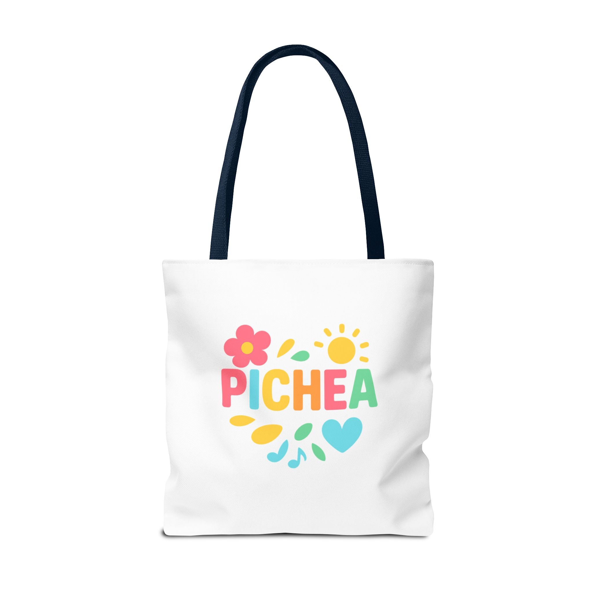 Pichea Colorful Floral Tote Bag, Shopping Bag, Beach Tote, Gift for Her, Eco-Friendly Bag, Spring/Summer Style