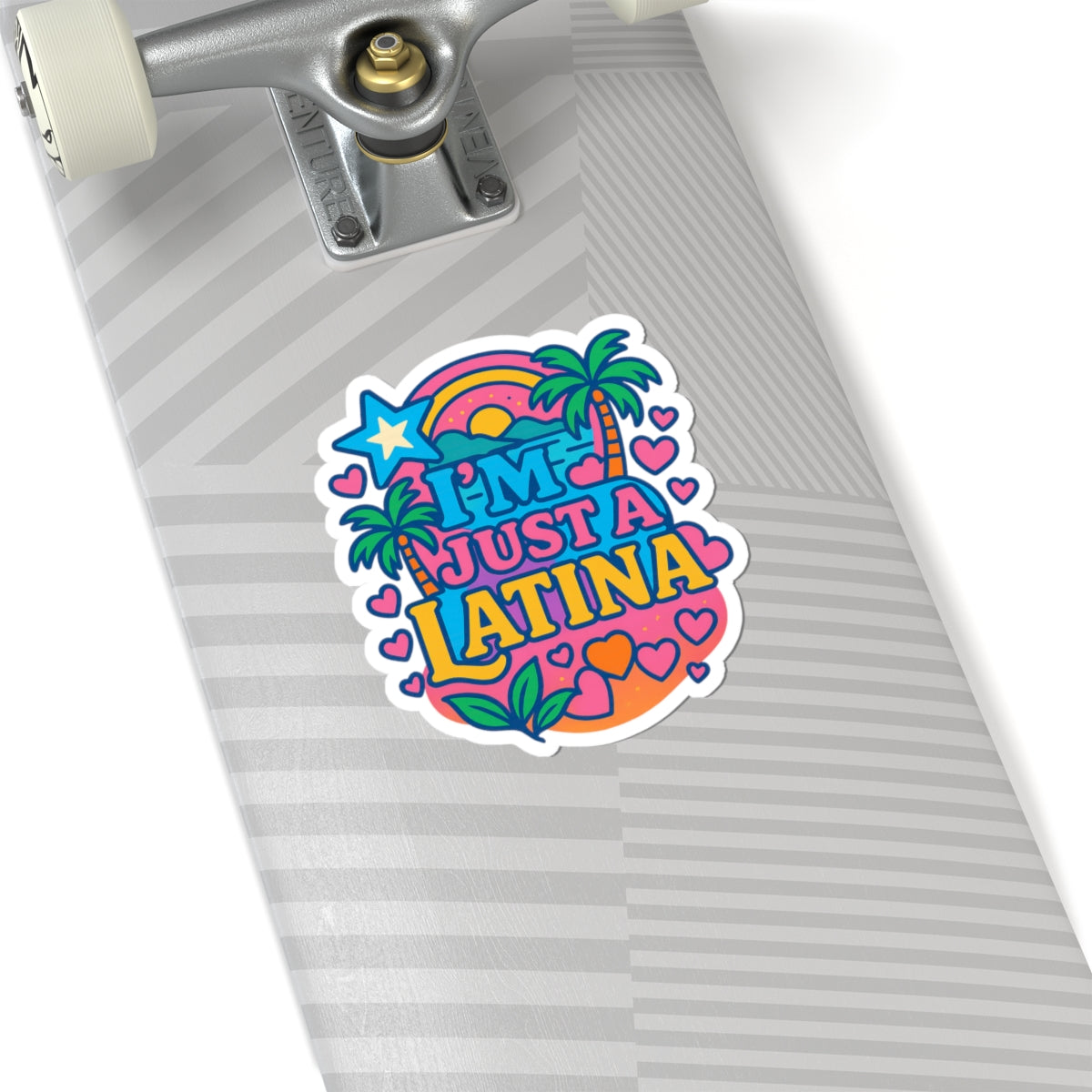 Vibrant Latina Pride Stickers, Colorful Stickers, Laptop Decor, Gifts for Latinas, Tropical Vibe Stickers