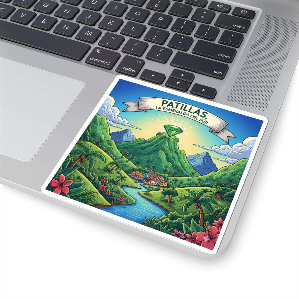 Patillas Kiss-Cut Stickers