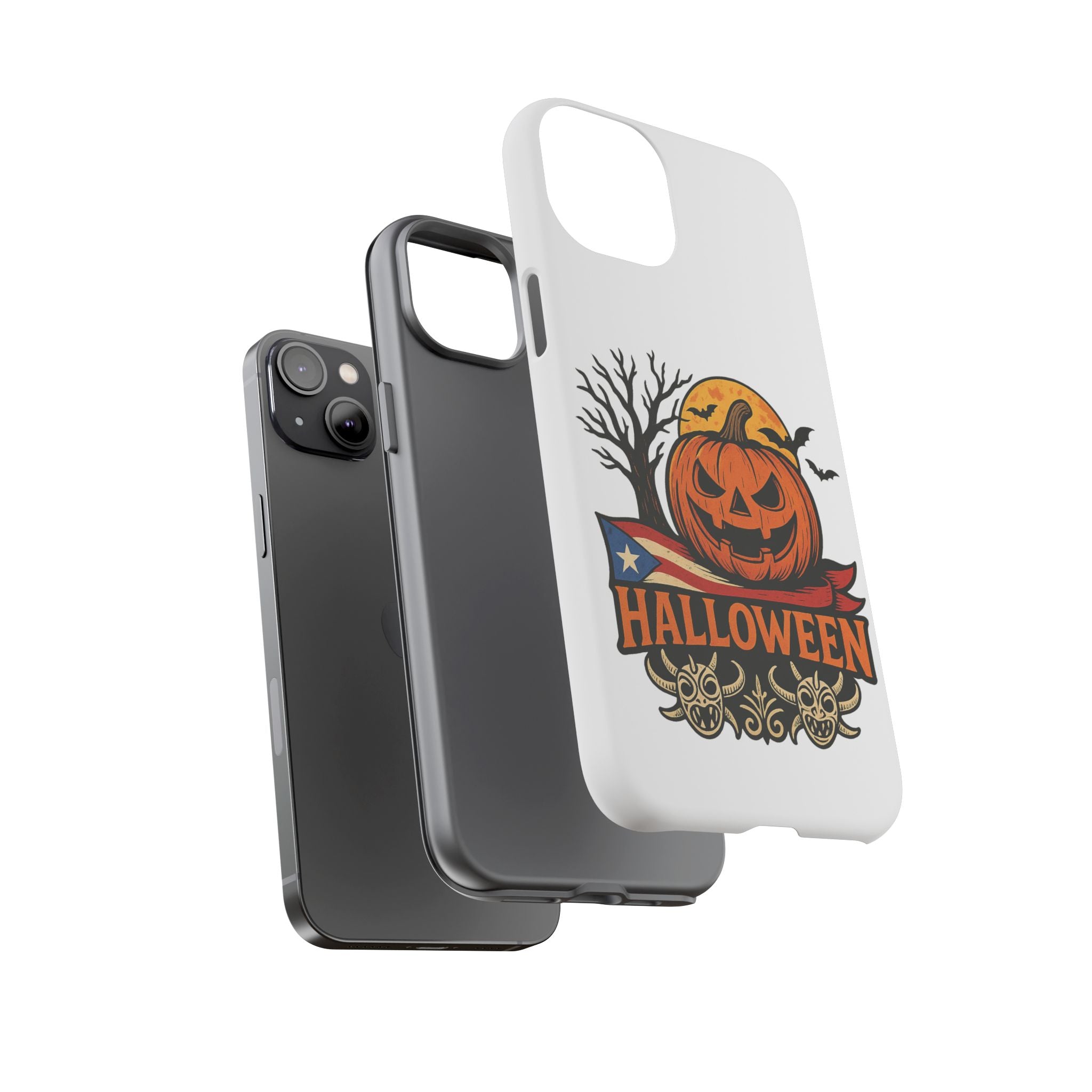 Halloween Phone Case, Tough Phone Case, Spooky Seasonal Cover, Fall Decor Accessory, Trick or Treat Gift, Halloween Celebration