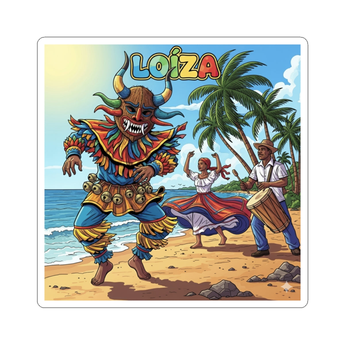 Loíza Kiss-Cut Stickers