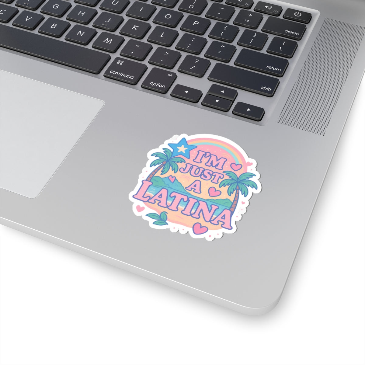 Vibrant Latina Kiss-Cut Stickers | Cute Tropical Aesthetic, Laptop Decals, Party Decor, Gift for Her, Fun Bedroom Decor