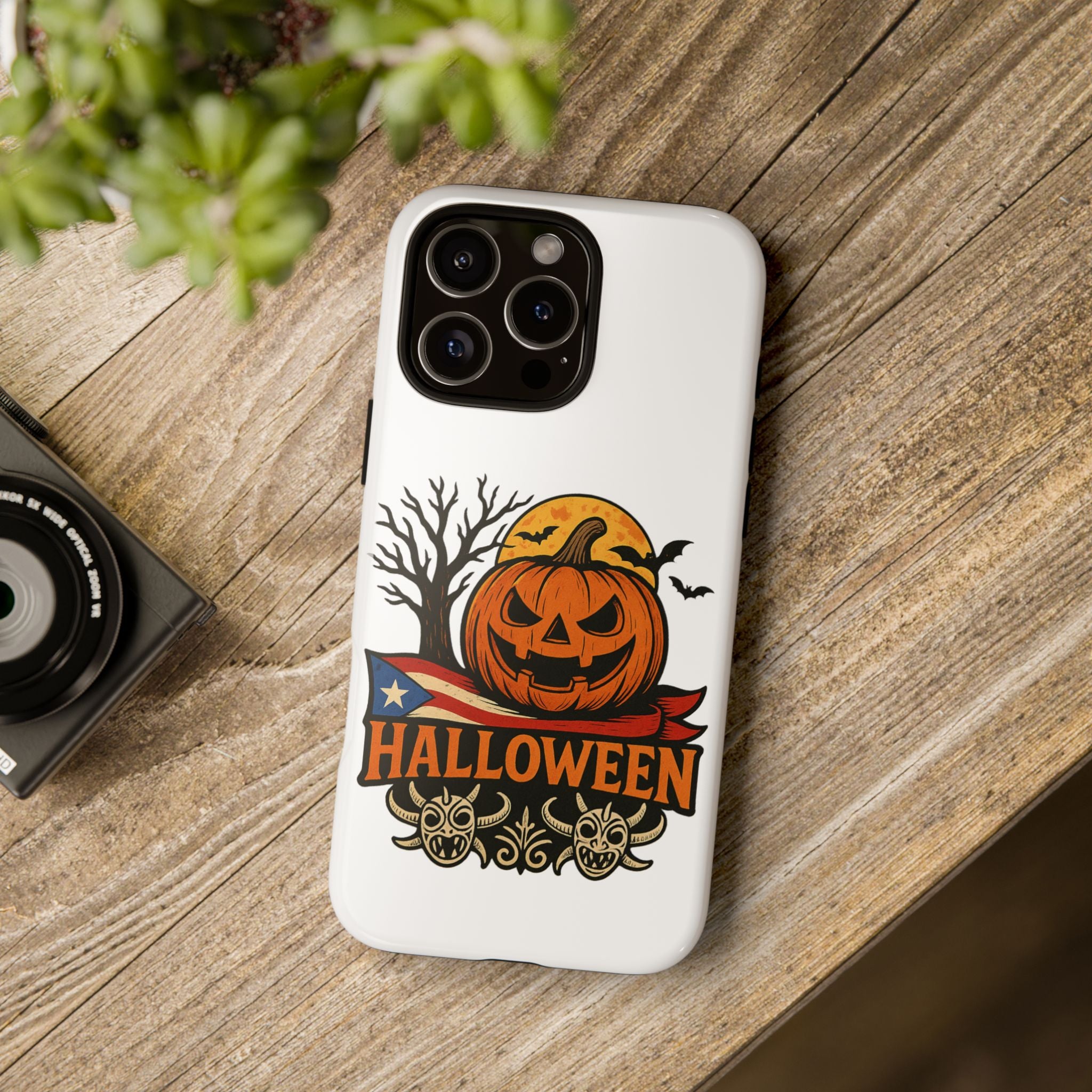 Halloween Phone Case, Tough Phone Case, Spooky Seasonal Cover, Fall Decor Accessory, Trick or Treat Gift, Halloween Celebration