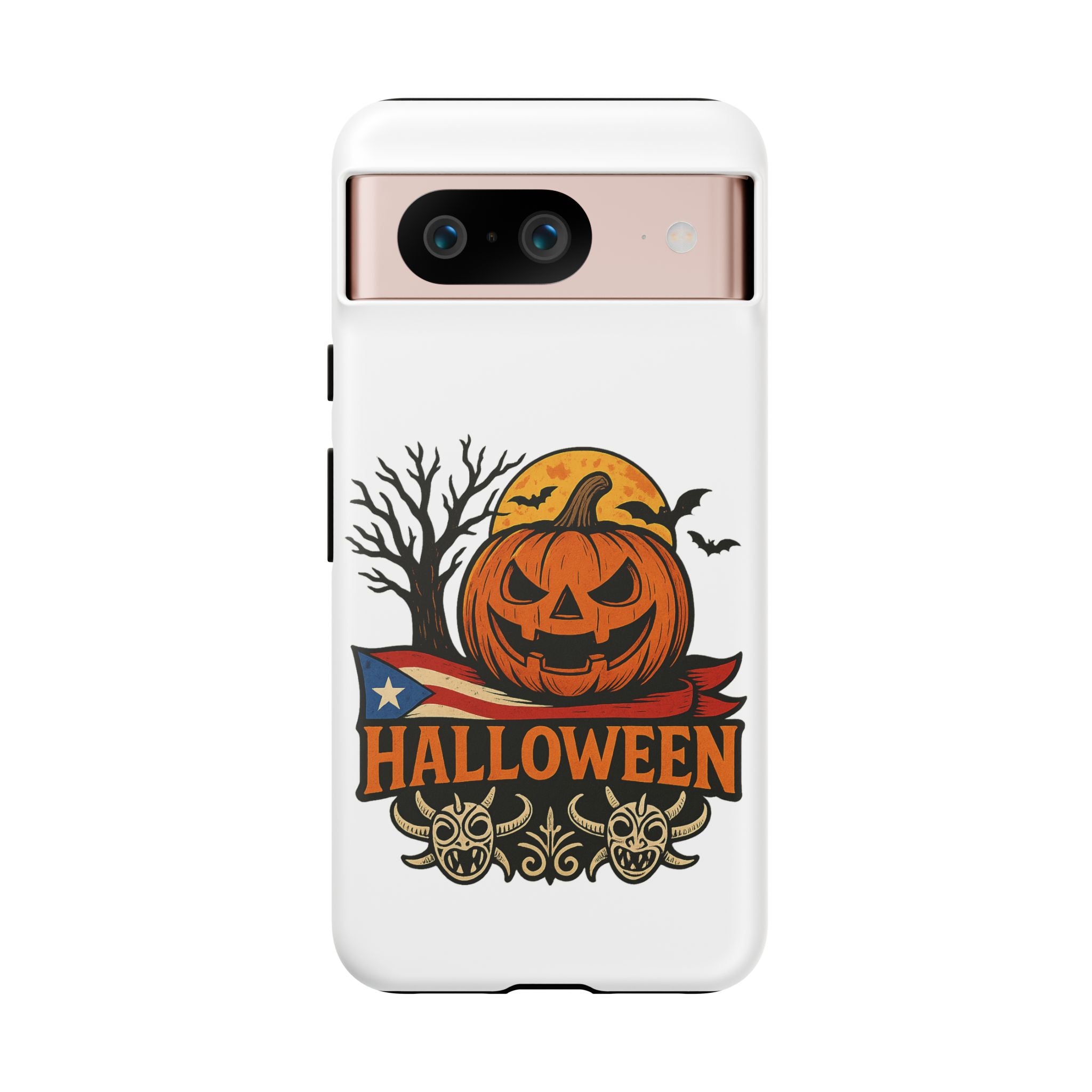 Halloween Phone Case, Tough Phone Case, Spooky Seasonal Cover, Fall Decor Accessory, Trick or Treat Gift, Halloween Celebration