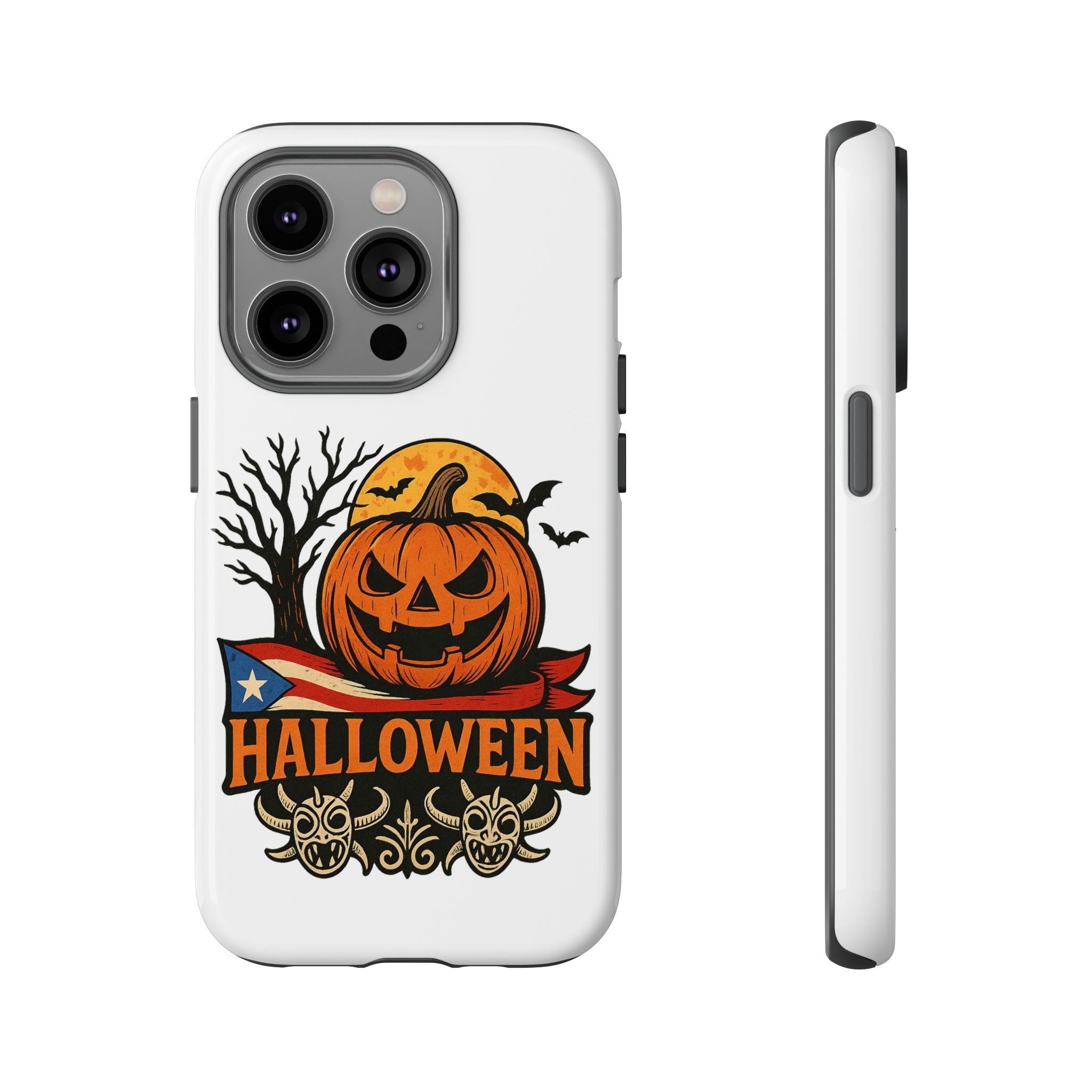Halloween Phone Case, Tough Phone Case, Spooky Seasonal Cover, Fall Decor Accessory, Trick or Treat Gift, Halloween Celebration