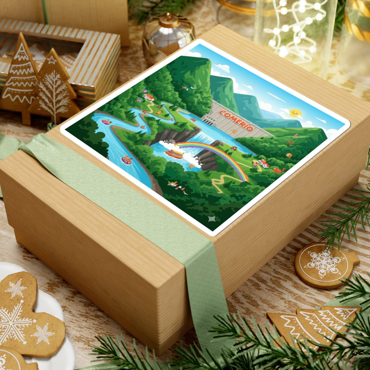 Comerío Kiss-Cut Stickers