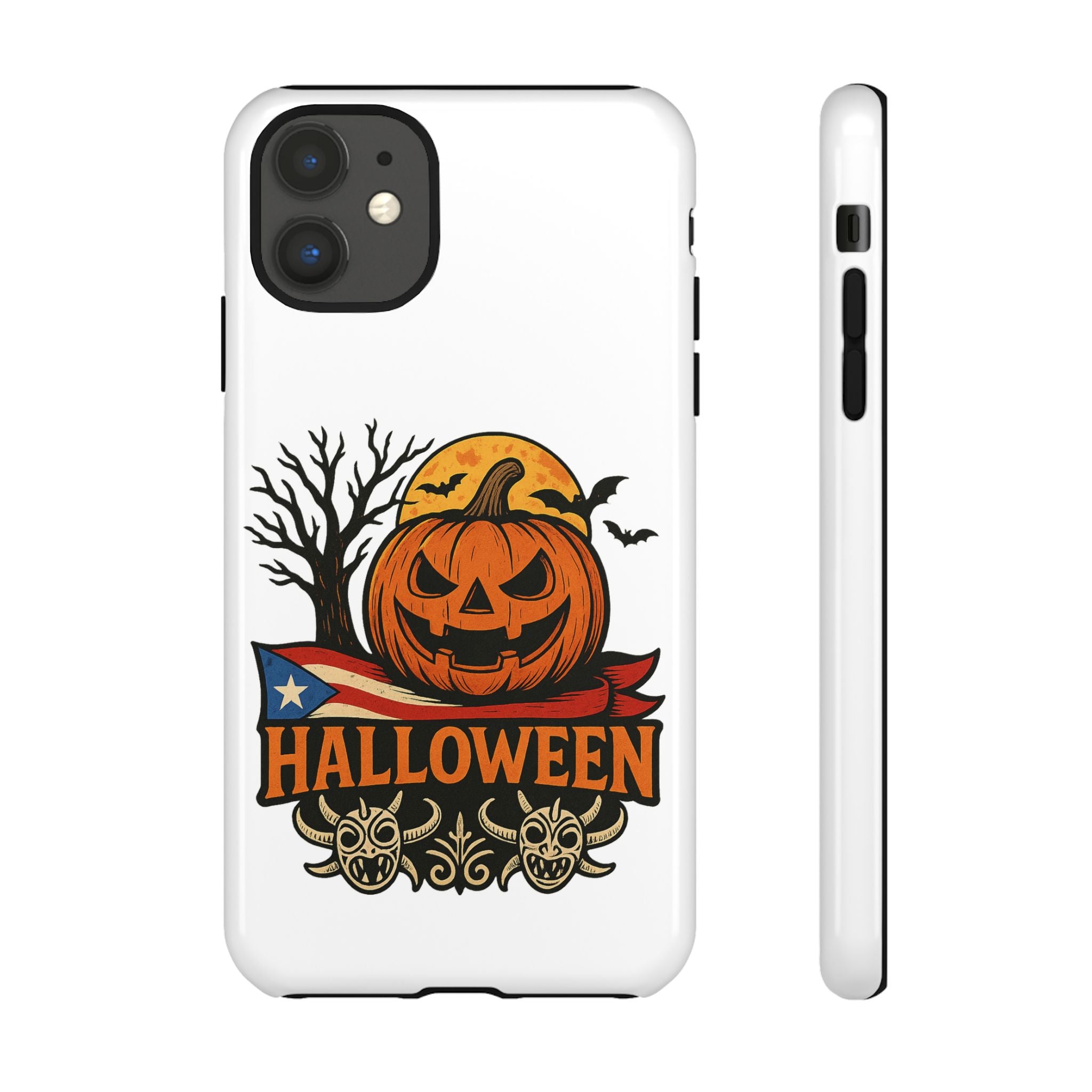 Halloween Phone Case, Tough Phone Case, Spooky Seasonal Cover, Fall Decor Accessory, Trick or Treat Gift, Halloween Celebration
