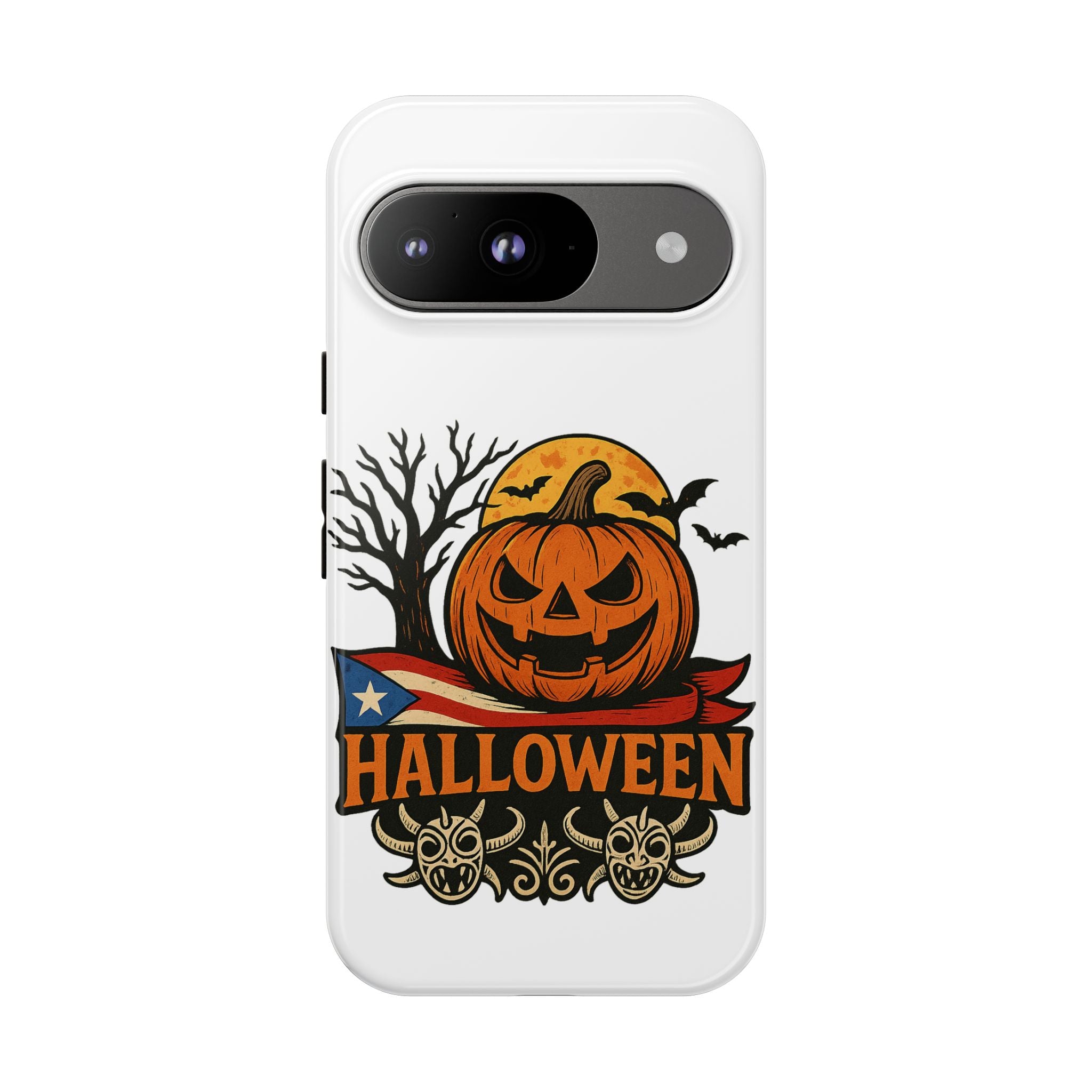Halloween Phone Case, Tough Phone Case, Spooky Seasonal Cover, Fall Decor Accessory, Trick or Treat Gift, Halloween Celebration