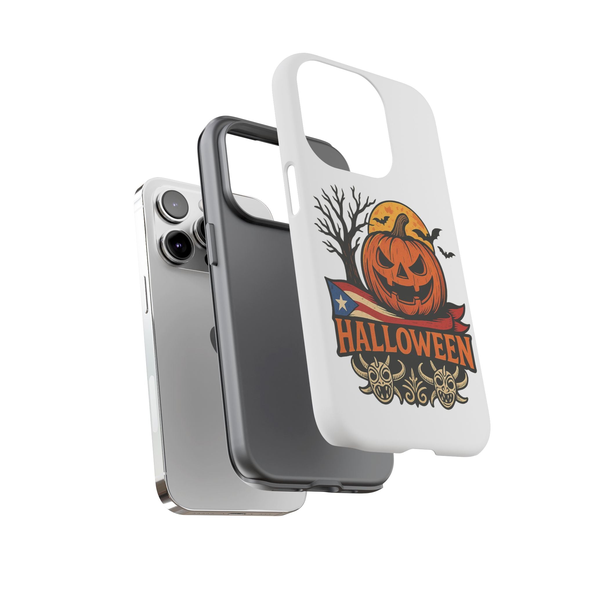 Halloween Phone Case, Tough Phone Case, Spooky Seasonal Cover, Fall Decor Accessory, Trick or Treat Gift, Halloween Celebration