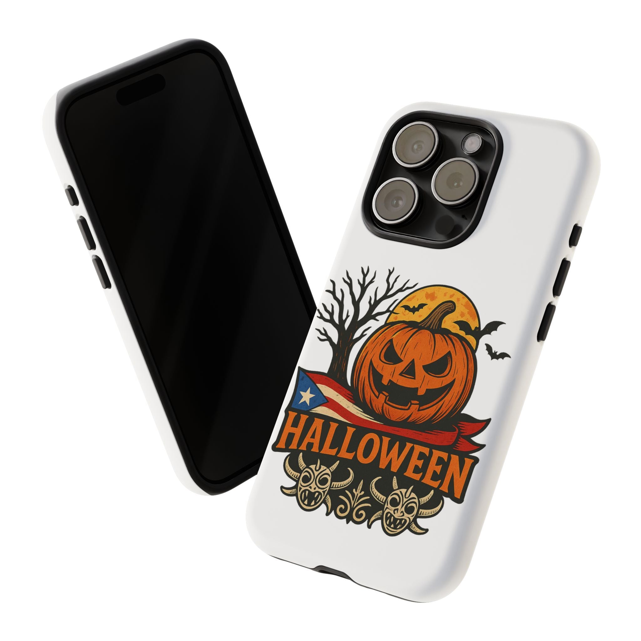 Halloween Phone Case, Tough Phone Case, Spooky Seasonal Cover, Fall Decor Accessory, Trick or Treat Gift, Halloween Celebration