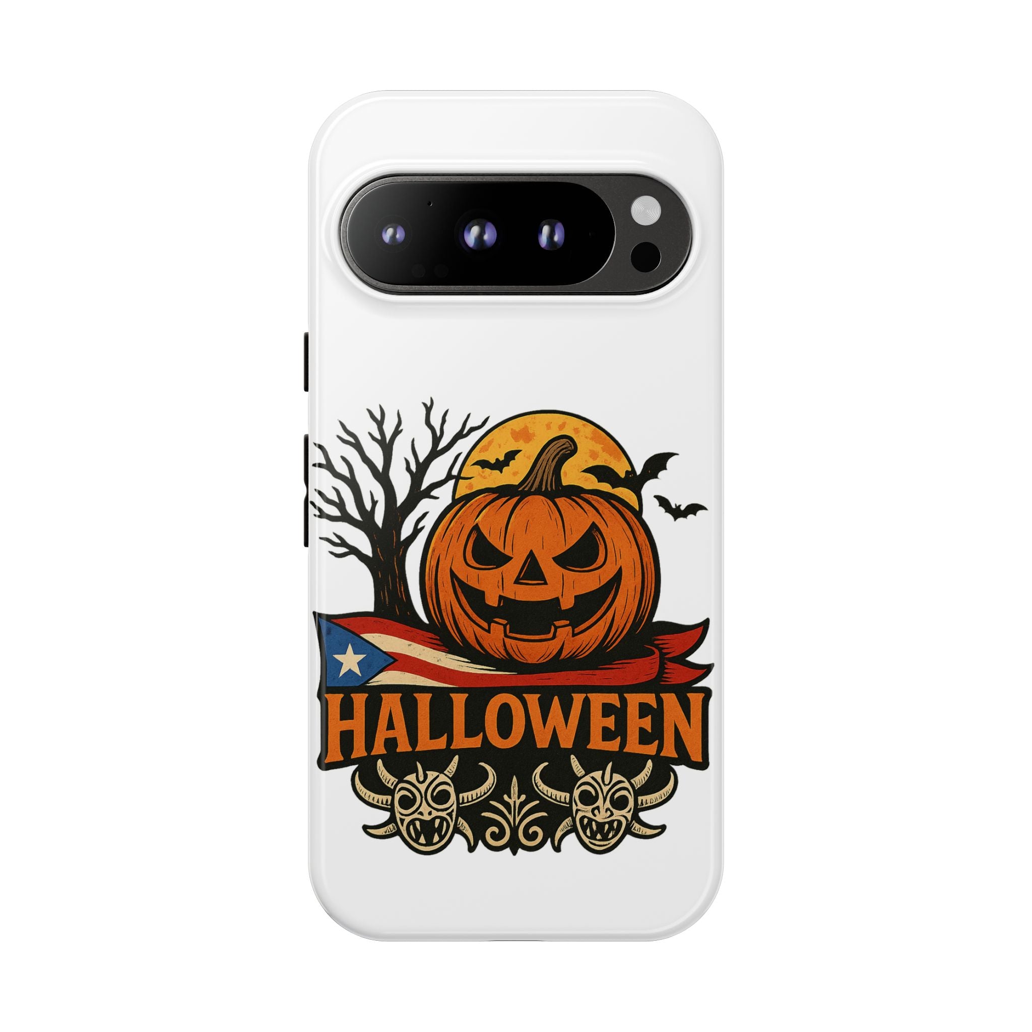 Halloween Phone Case, Tough Phone Case, Spooky Seasonal Cover, Fall Decor Accessory, Trick or Treat Gift, Halloween Celebration