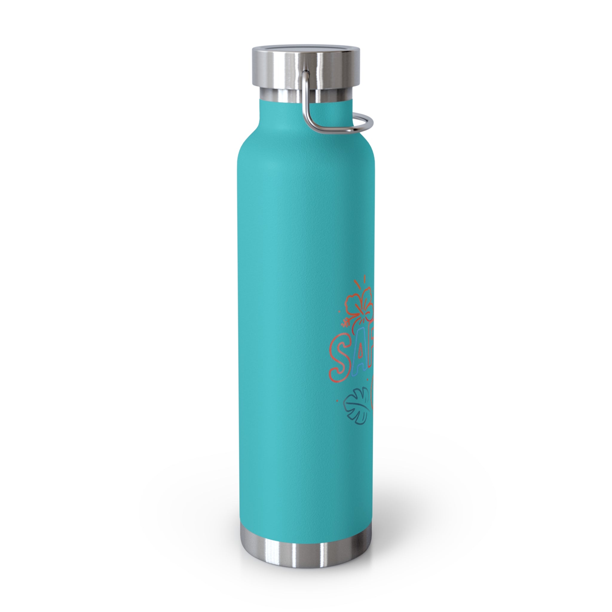 Safaera Insulated Water Bottle, 22oz, Tropical Vibe, Eco-Friendly Gift, Beach Day Essential, Summer Adventures, Hydration On-The-Go