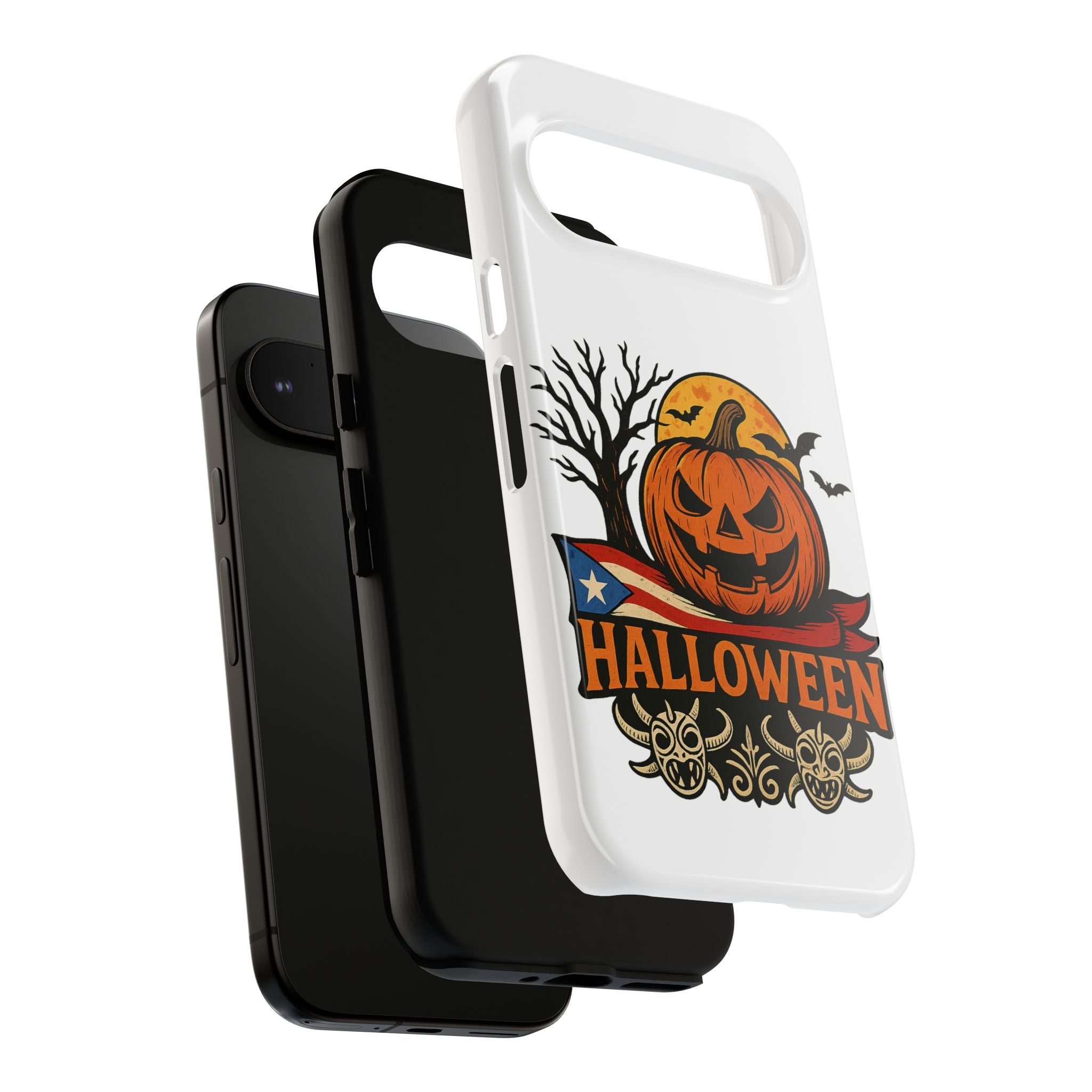 Halloween Phone Case, Tough Phone Case, Spooky Seasonal Cover, Fall Decor Accessory, Trick or Treat Gift, Halloween Celebration