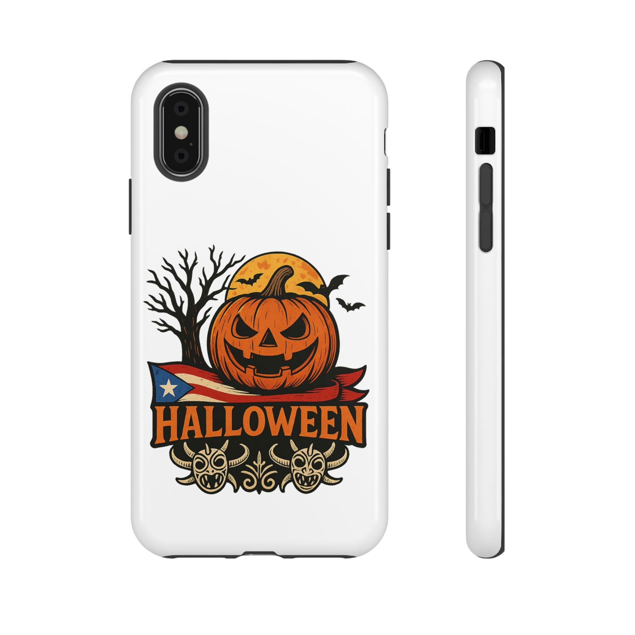 Halloween Phone Case, Tough Phone Case, Spooky Seasonal Cover, Fall Decor Accessory, Trick or Treat Gift, Halloween Celebration