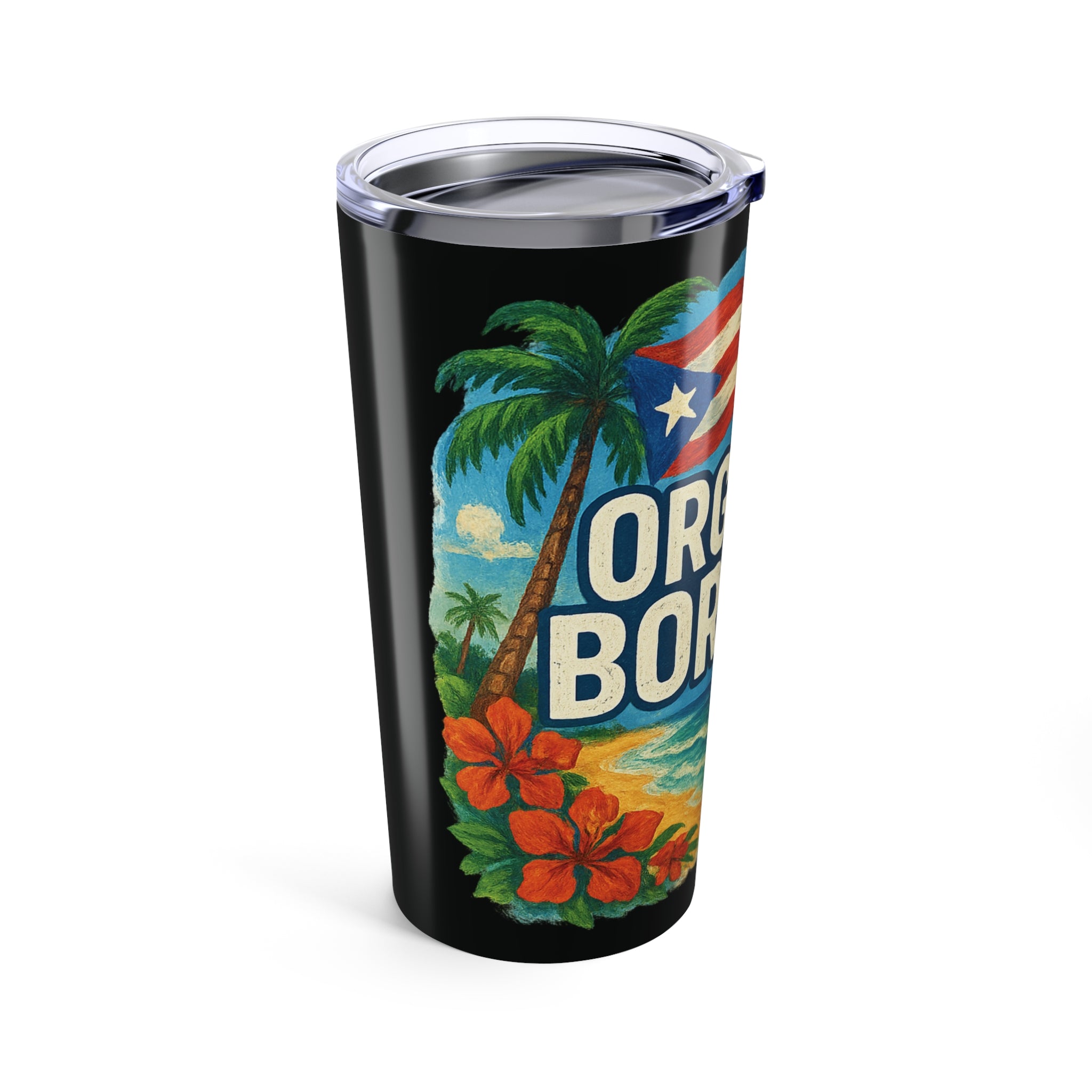 Proudly Puerto Rican Sipping Tumbler 20oz