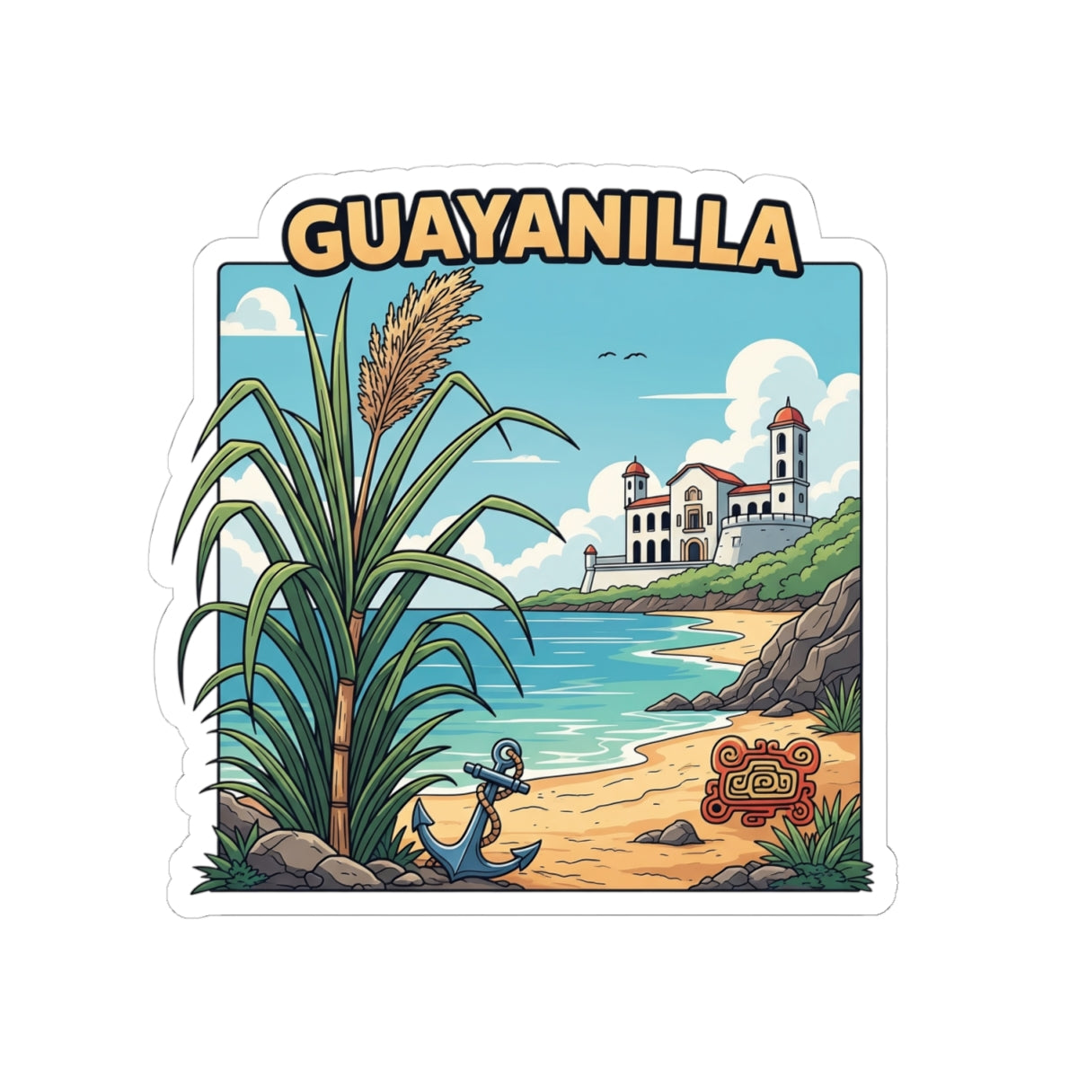 Guayanilla Kiss-Cut Stickers