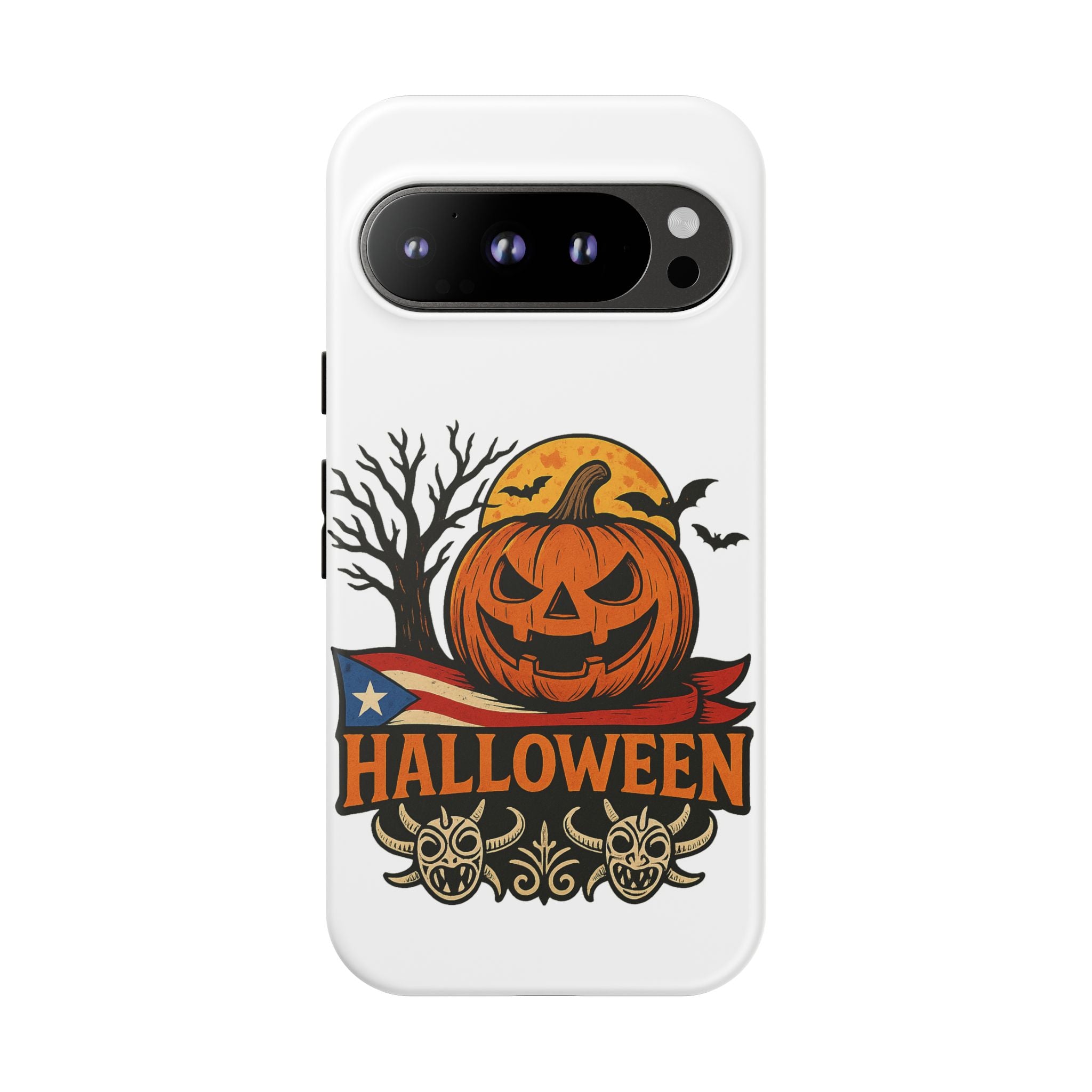 Halloween Phone Case, Tough Phone Case, Spooky Seasonal Cover, Fall Decor Accessory, Trick or Treat Gift, Halloween Celebration