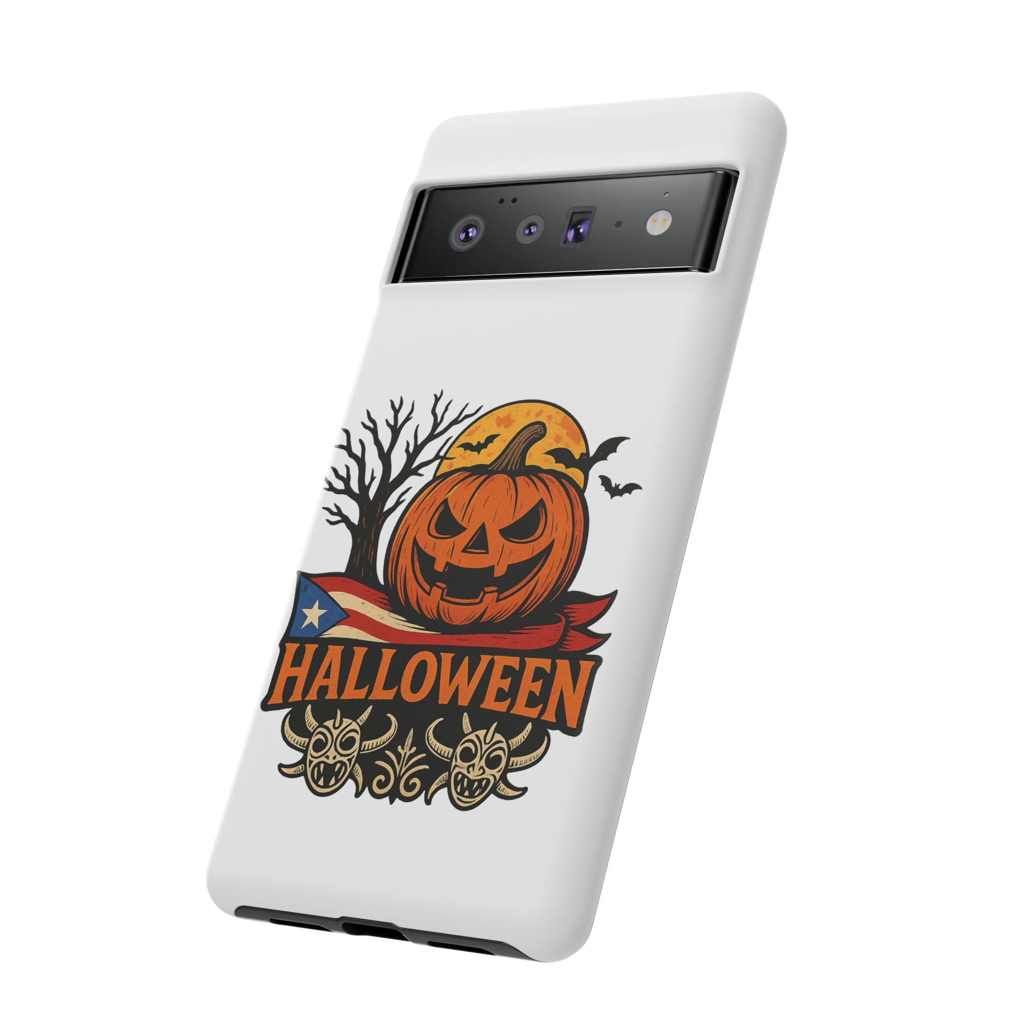 Halloween Phone Case, Tough Phone Case, Spooky Seasonal Cover, Fall Decor Accessory, Trick or Treat Gift, Halloween Celebration