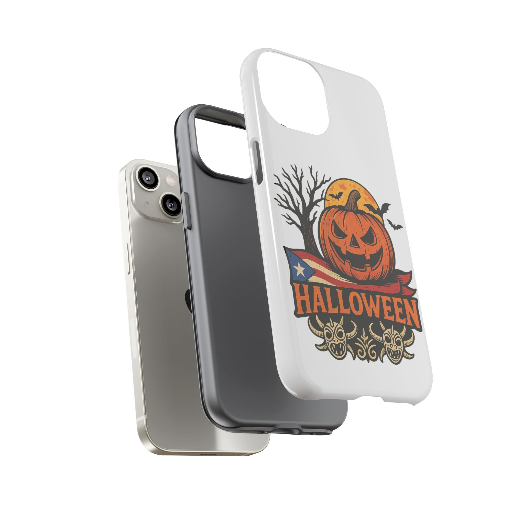 Halloween Phone Case, Tough Phone Case, Spooky Seasonal Cover, Fall Decor Accessory, Trick or Treat Gift, Halloween Celebration