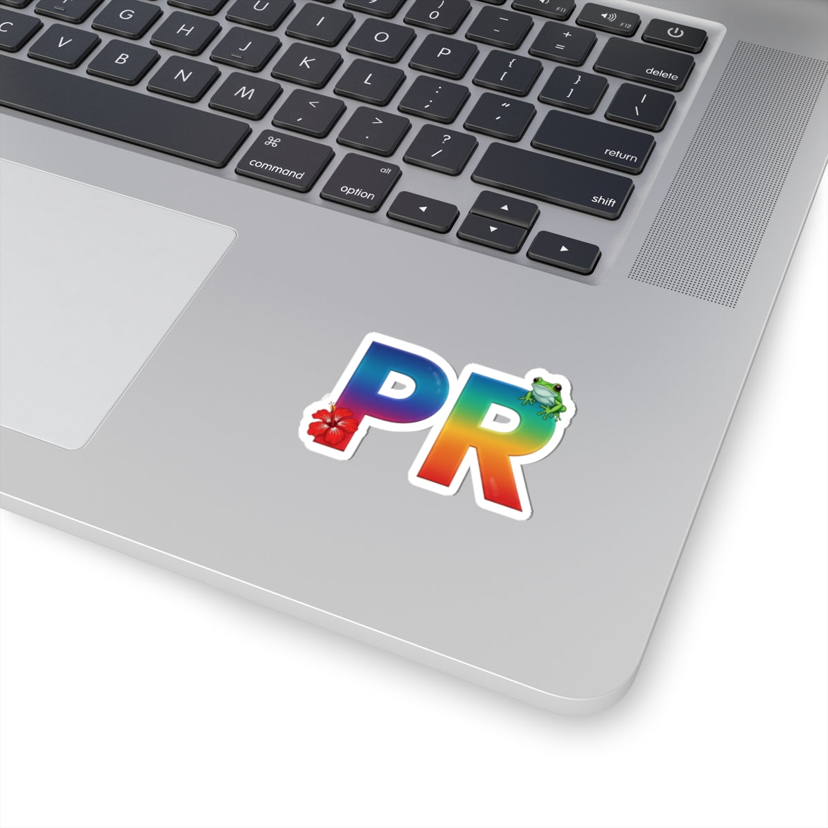 Colorful PR Kiss-Cut Stickers | Fun Decor, Laptop Accessories, Phone Stickers, Party Favors, Travel Mementos