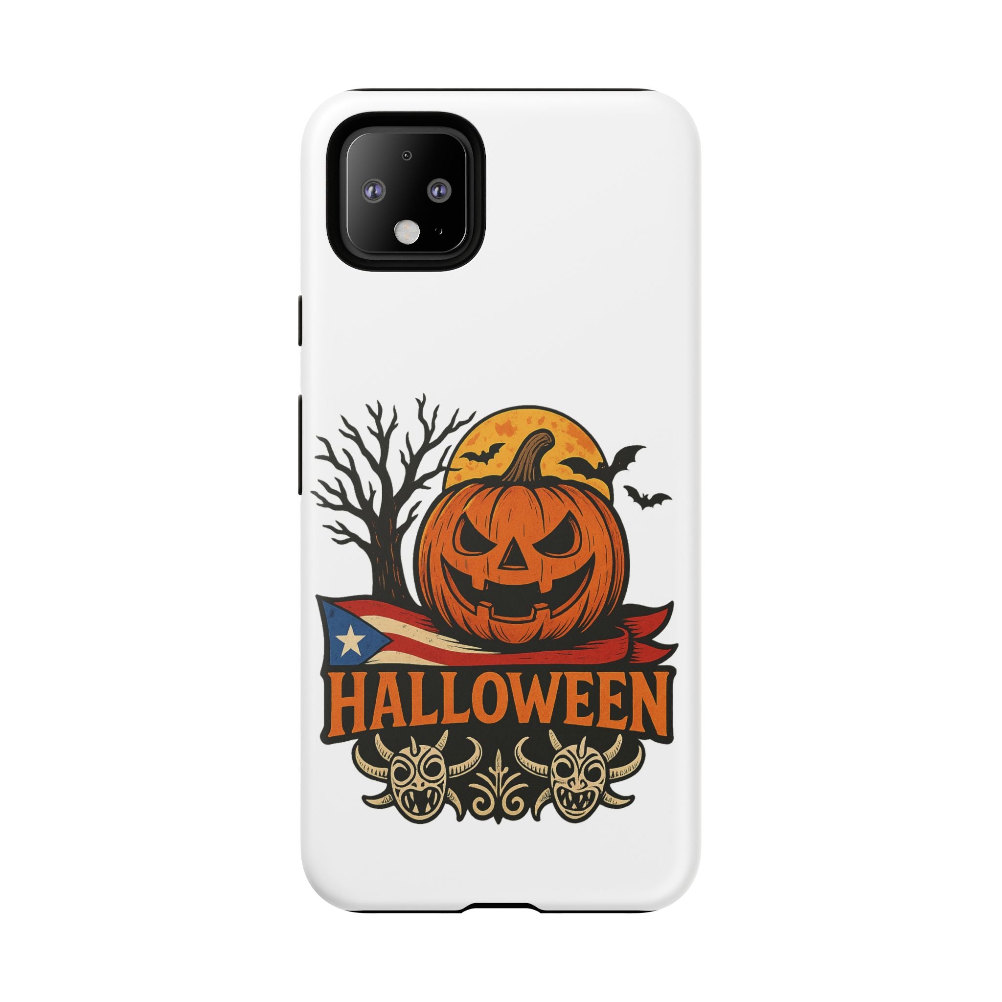 Halloween Phone Case, Tough Phone Case, Spooky Seasonal Cover, Fall Decor Accessory, Trick or Treat Gift, Halloween Celebration