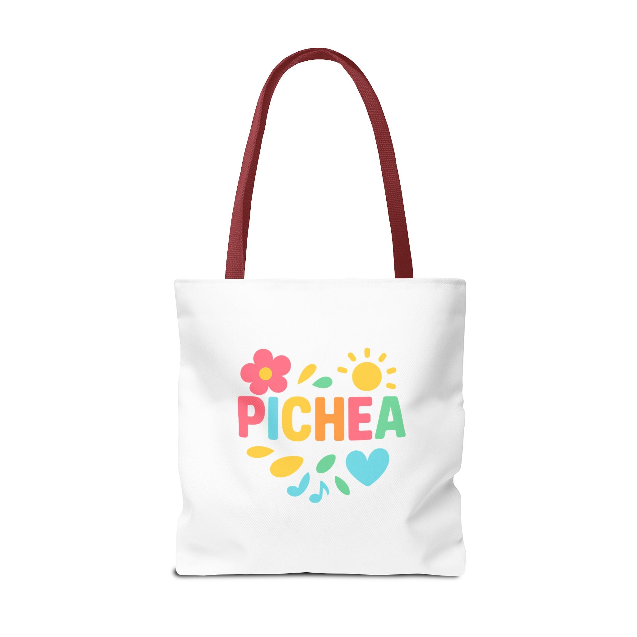 Pichea Colorful Floral Tote Bag, Shopping Bag, Beach Tote, Gift for Her, Eco-Friendly Bag, Spring/Summer Style