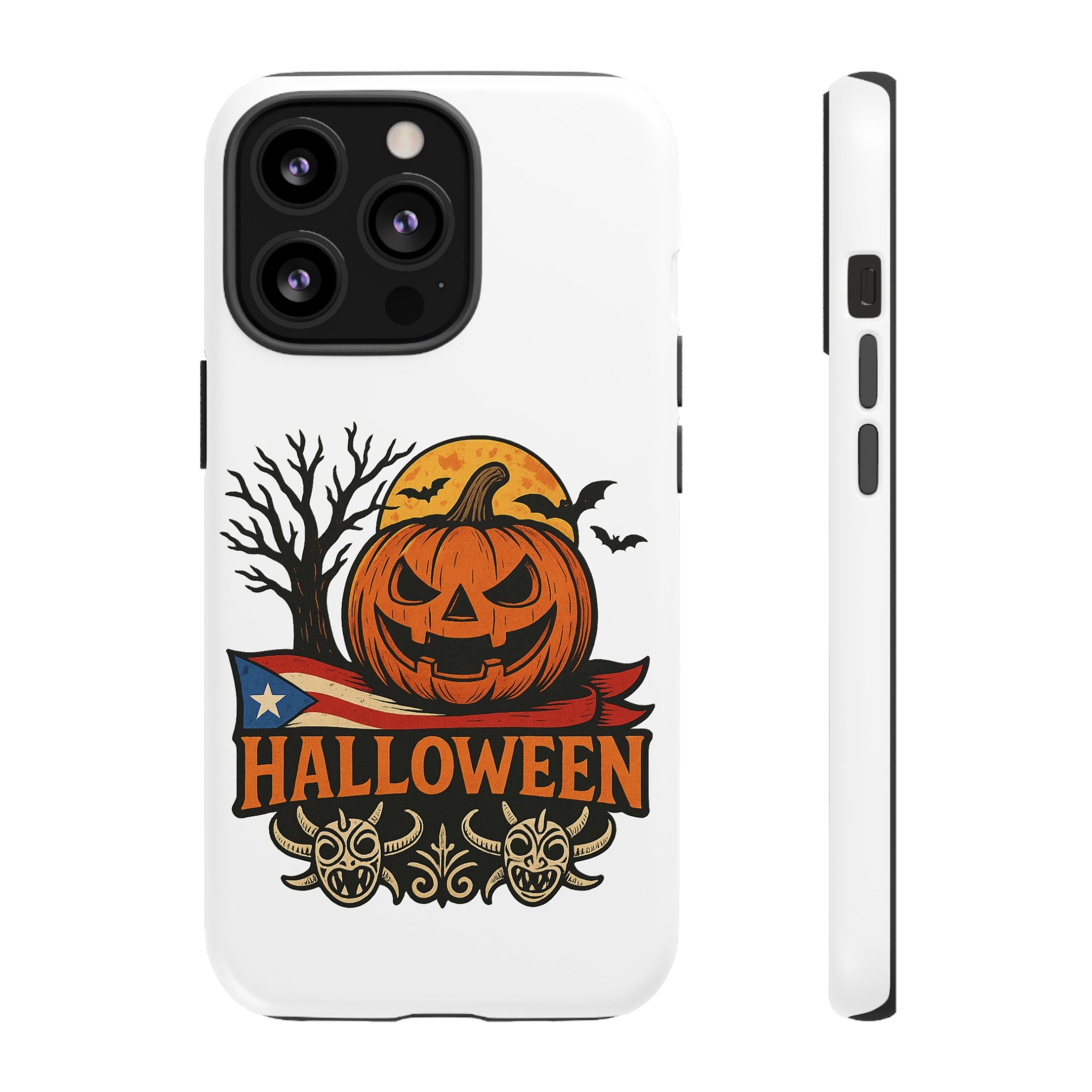 Halloween Phone Case, Tough Phone Case, Spooky Seasonal Cover, Fall Decor Accessory, Trick or Treat Gift, Halloween Celebration