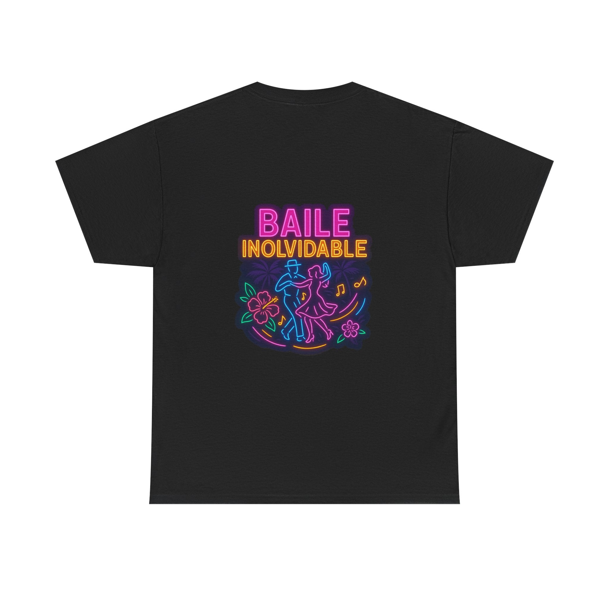 Unisex Heavy Cotton Tee - Colorful 'Baile Inolvidable' T-Shirt