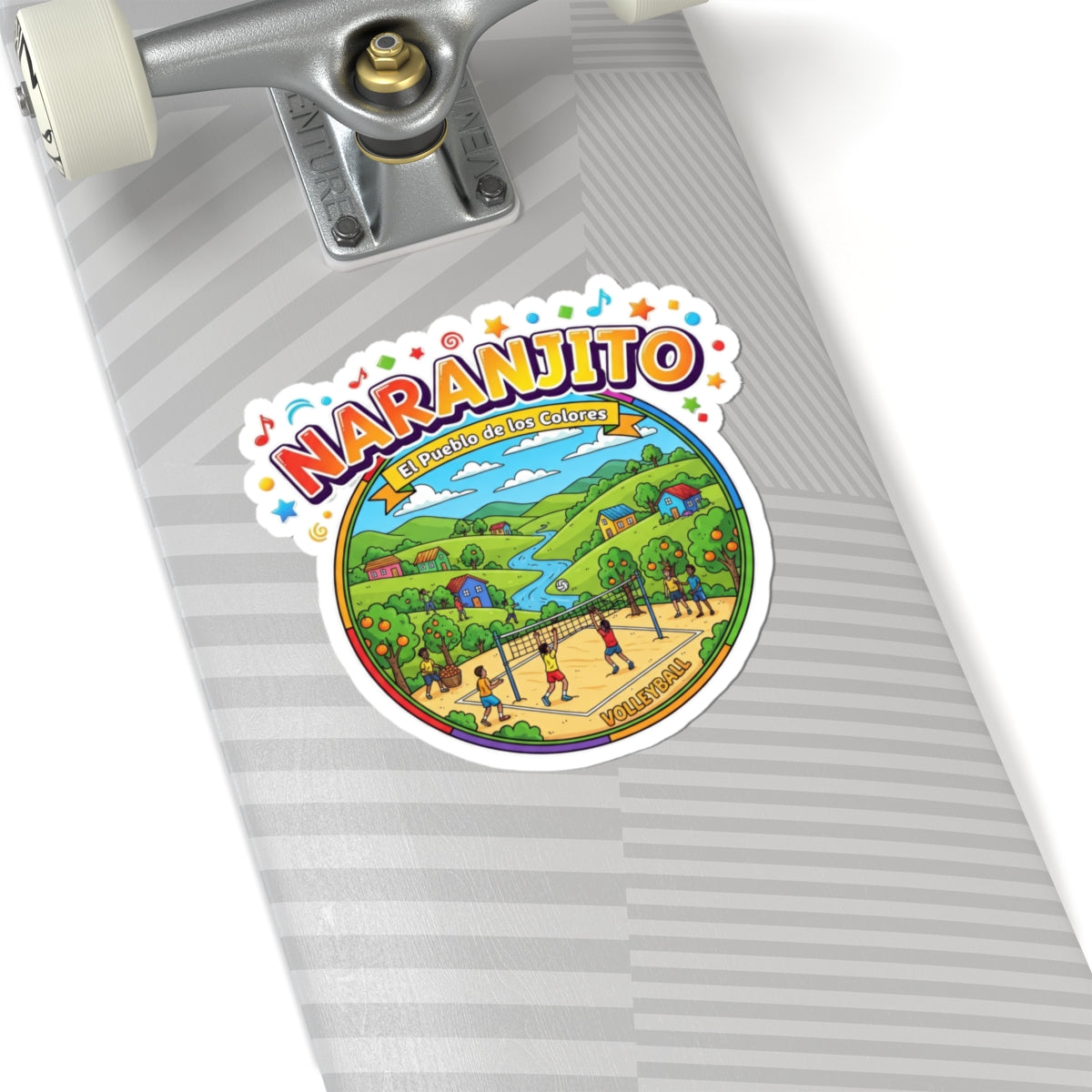 Naranjito Kiss-Cut Stickers