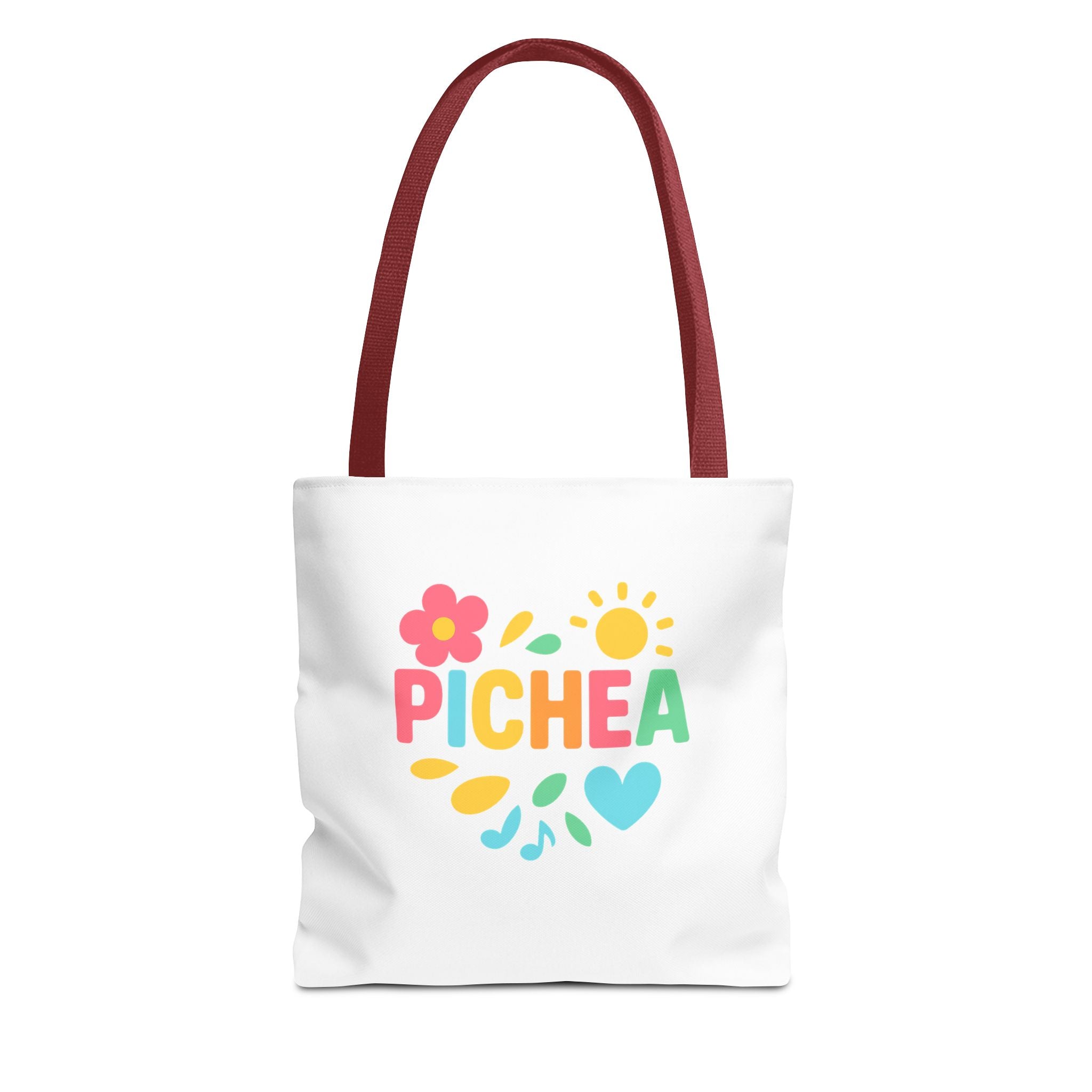 Pichea Colorful Floral Tote Bag, Shopping Bag, Beach Tote, Gift for Her, Eco-Friendly Bag, Spring/Summer Style
