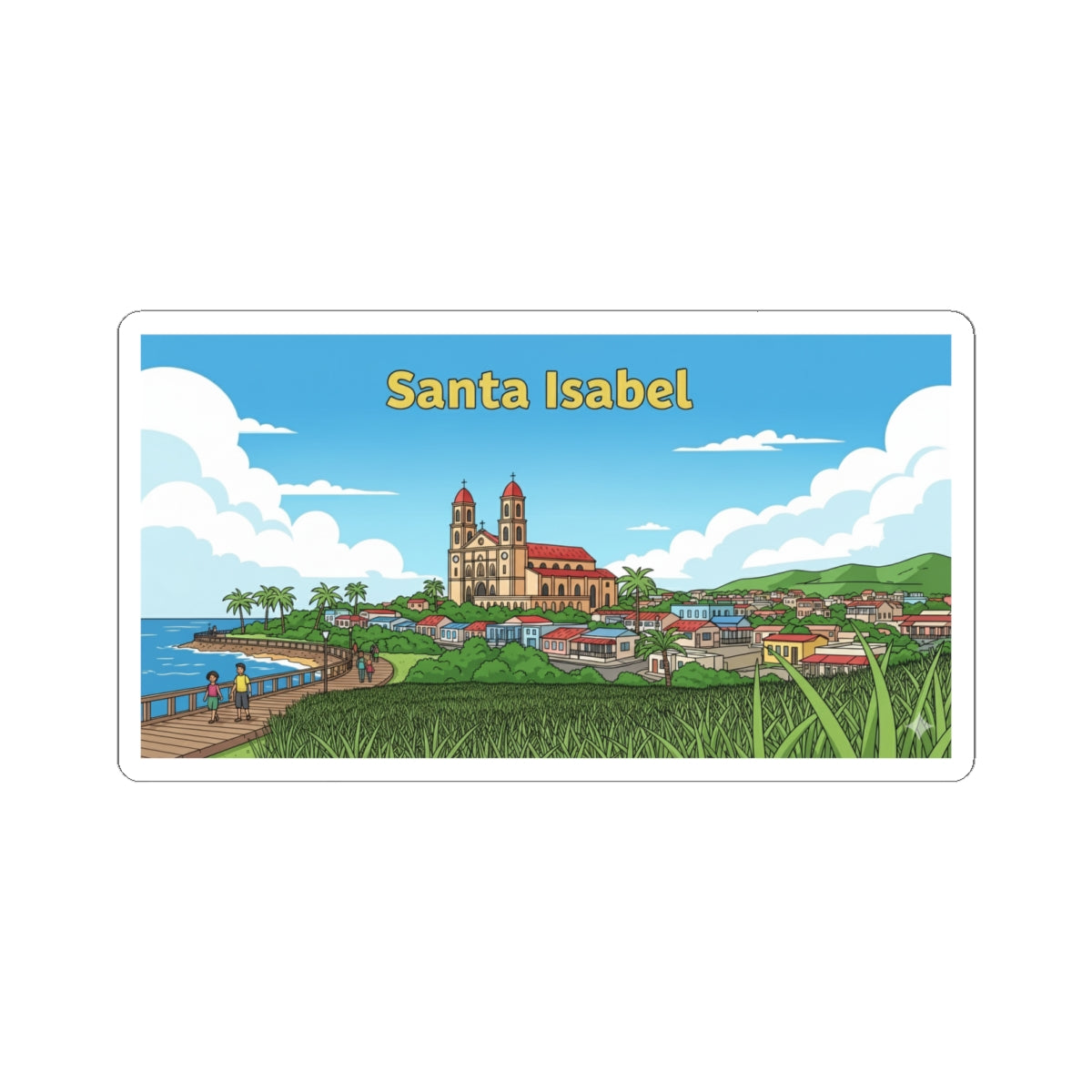 Santa Isabel Kiss-Cut Stickers