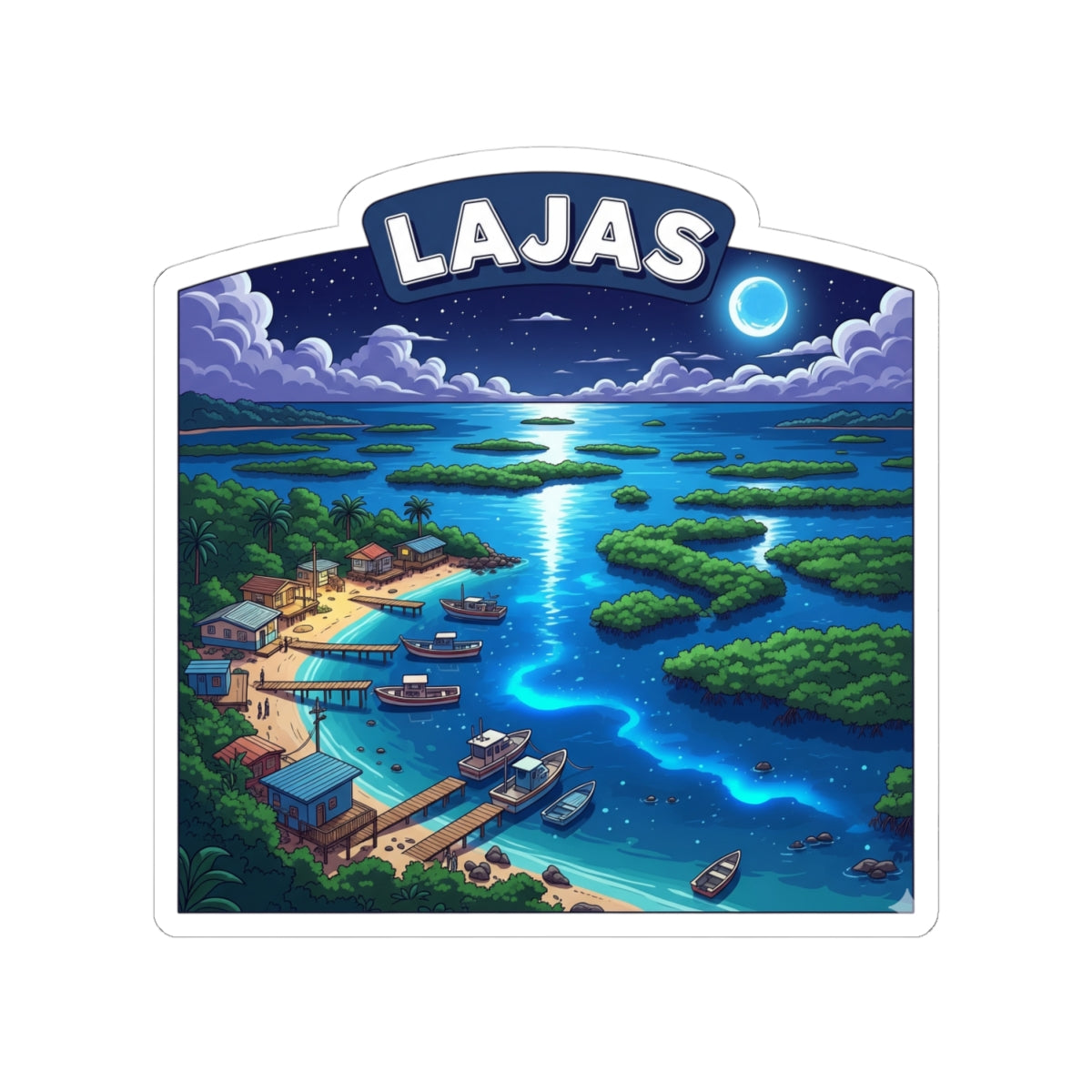 Lajas Kiss-Cut Stickers
