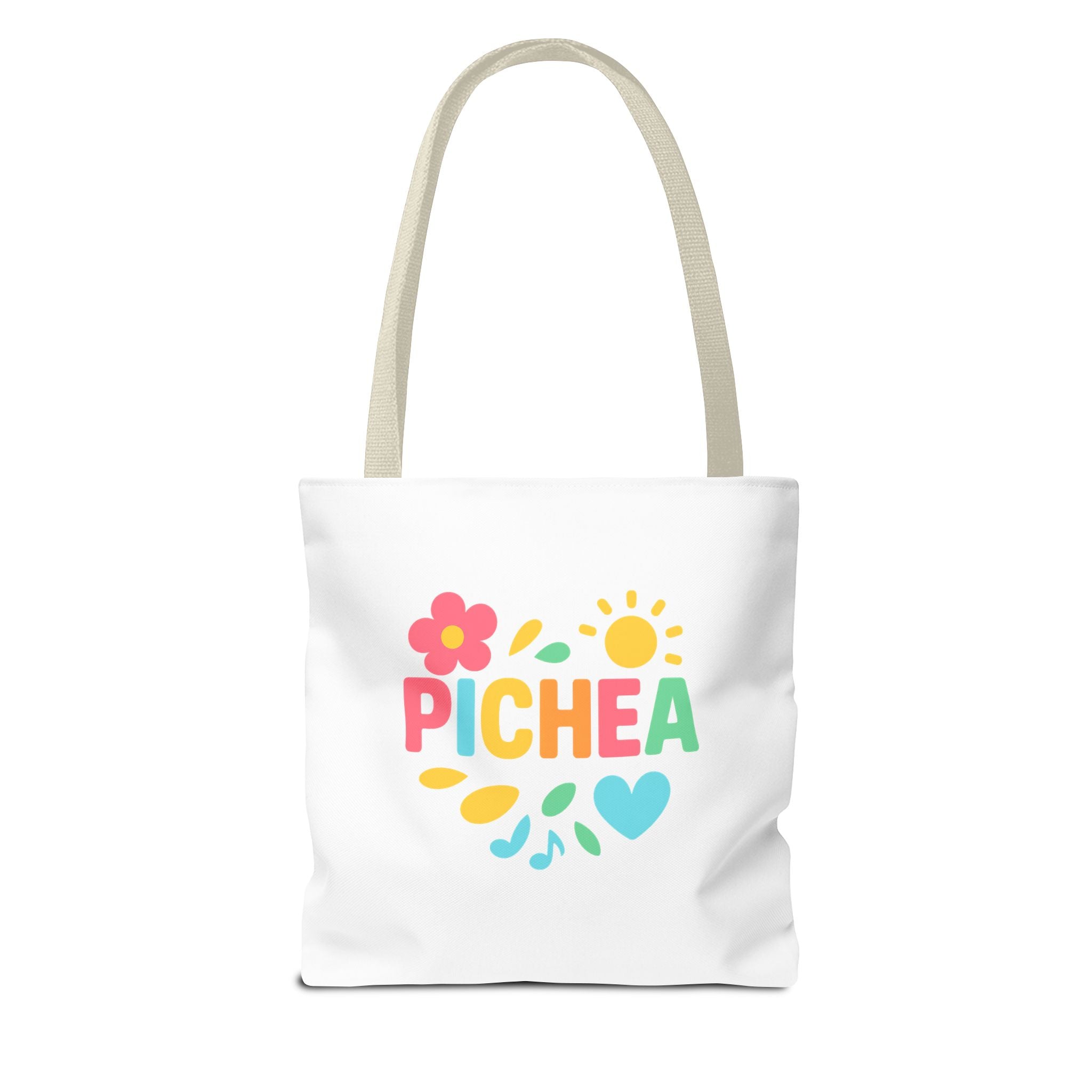 Pichea Colorful Floral Tote Bag, Shopping Bag, Beach Tote, Gift for Her, Eco-Friendly Bag, Spring/Summer Style