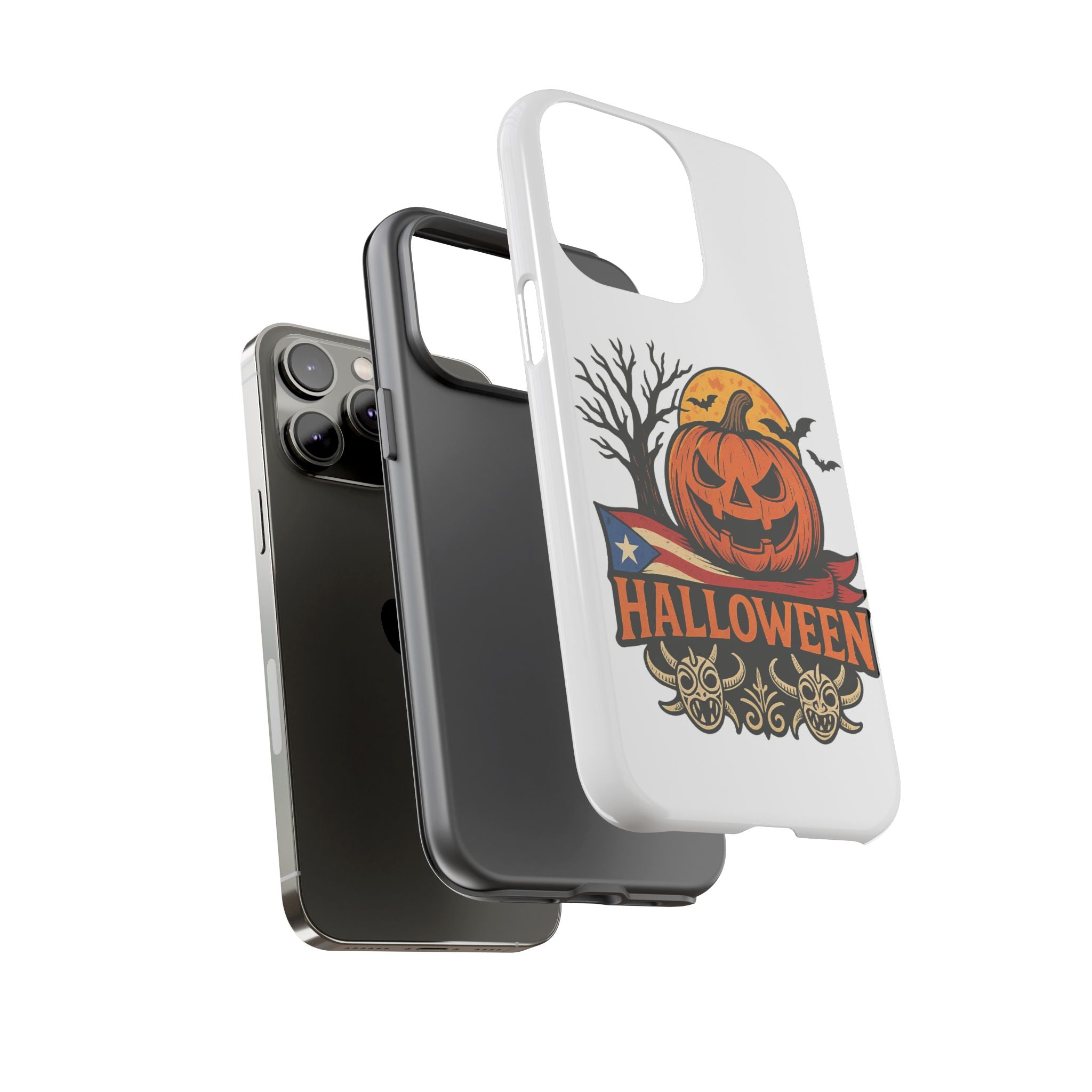 Halloween Phone Case, Tough Phone Case, Spooky Seasonal Cover, Fall Decor Accessory, Trick or Treat Gift, Halloween Celebration