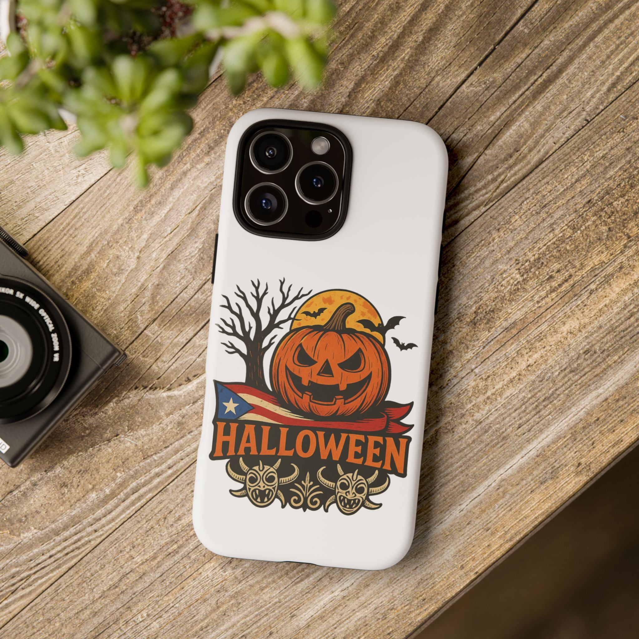 Halloween Phone Case, Tough Phone Case, Spooky Seasonal Cover, Fall Decor Accessory, Trick or Treat Gift, Halloween Celebration
