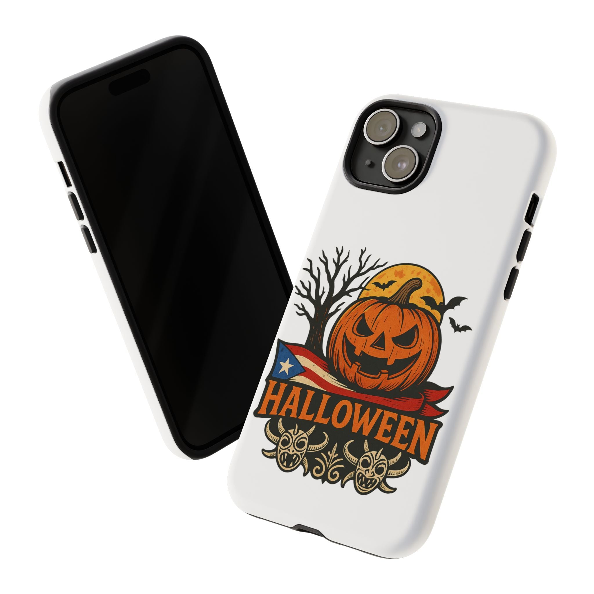 Halloween Phone Case, Tough Phone Case, Spooky Seasonal Cover, Fall Decor Accessory, Trick or Treat Gift, Halloween Celebration
