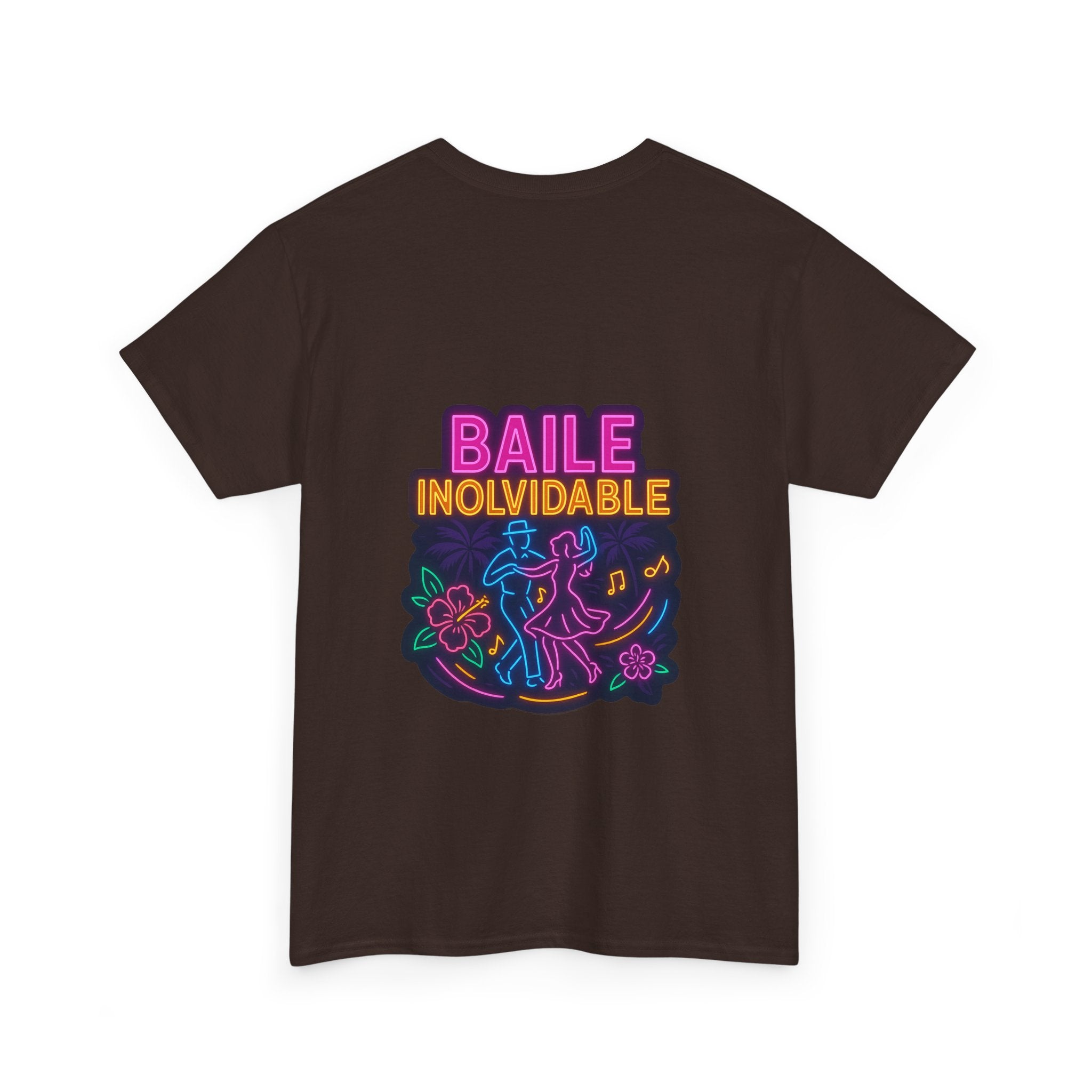 Unisex Heavy Cotton Tee - Colorful 'Baile Inolvidable' T-Shirt