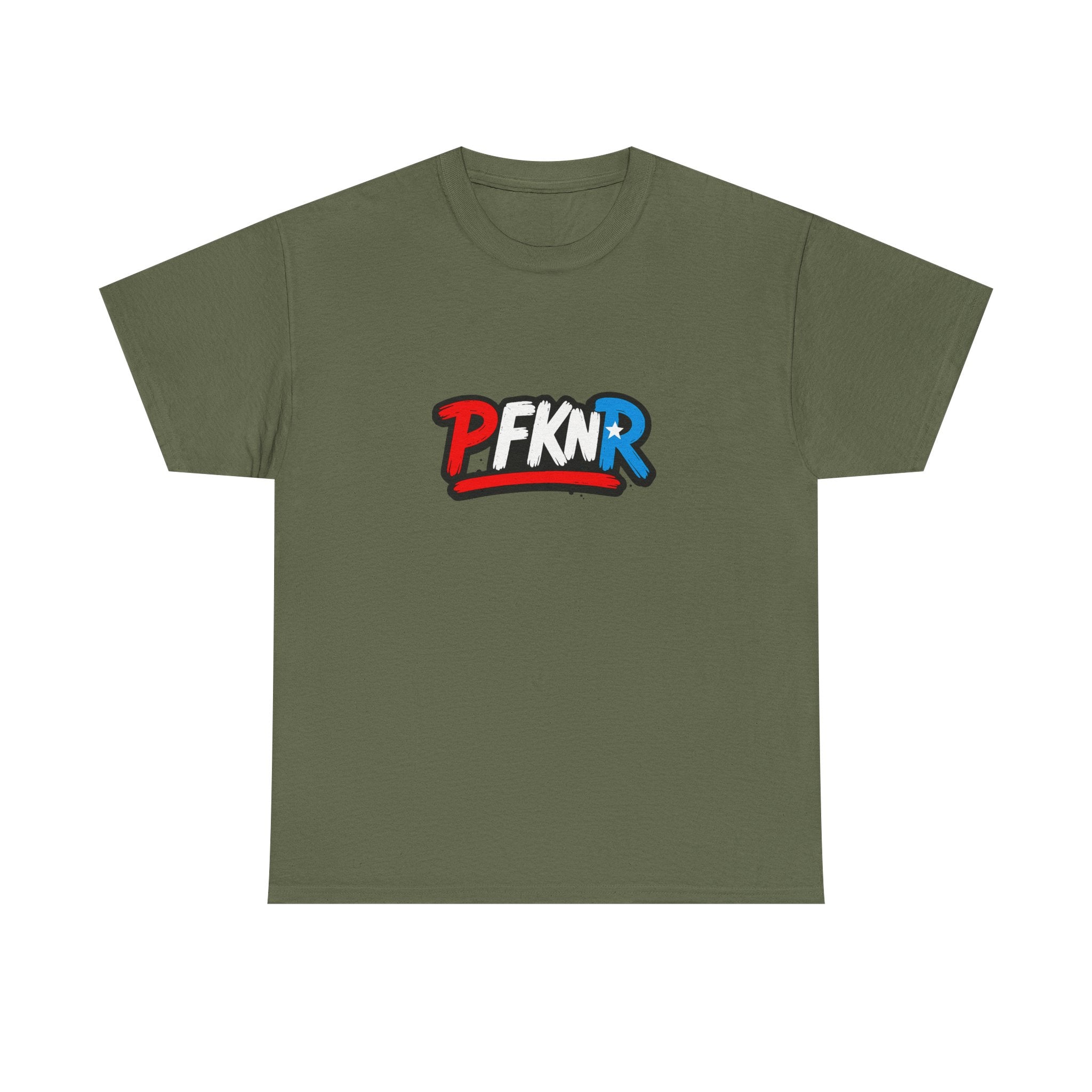 Unisex Heavy Cotton Tee - PFKNR Logo Shirt, Casual Wear, Gift for Him/Her, Streetwear, Everyday Style, Comfortable Tee