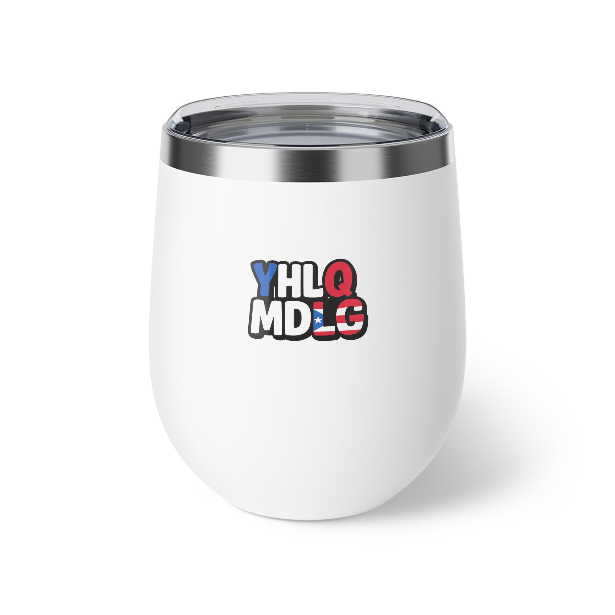 YHLQ MDLG Insulated Coffee Cup, Travel Mug, Stainless Steel Wine Glass, Unique Gifts, Red Cup for Holidays