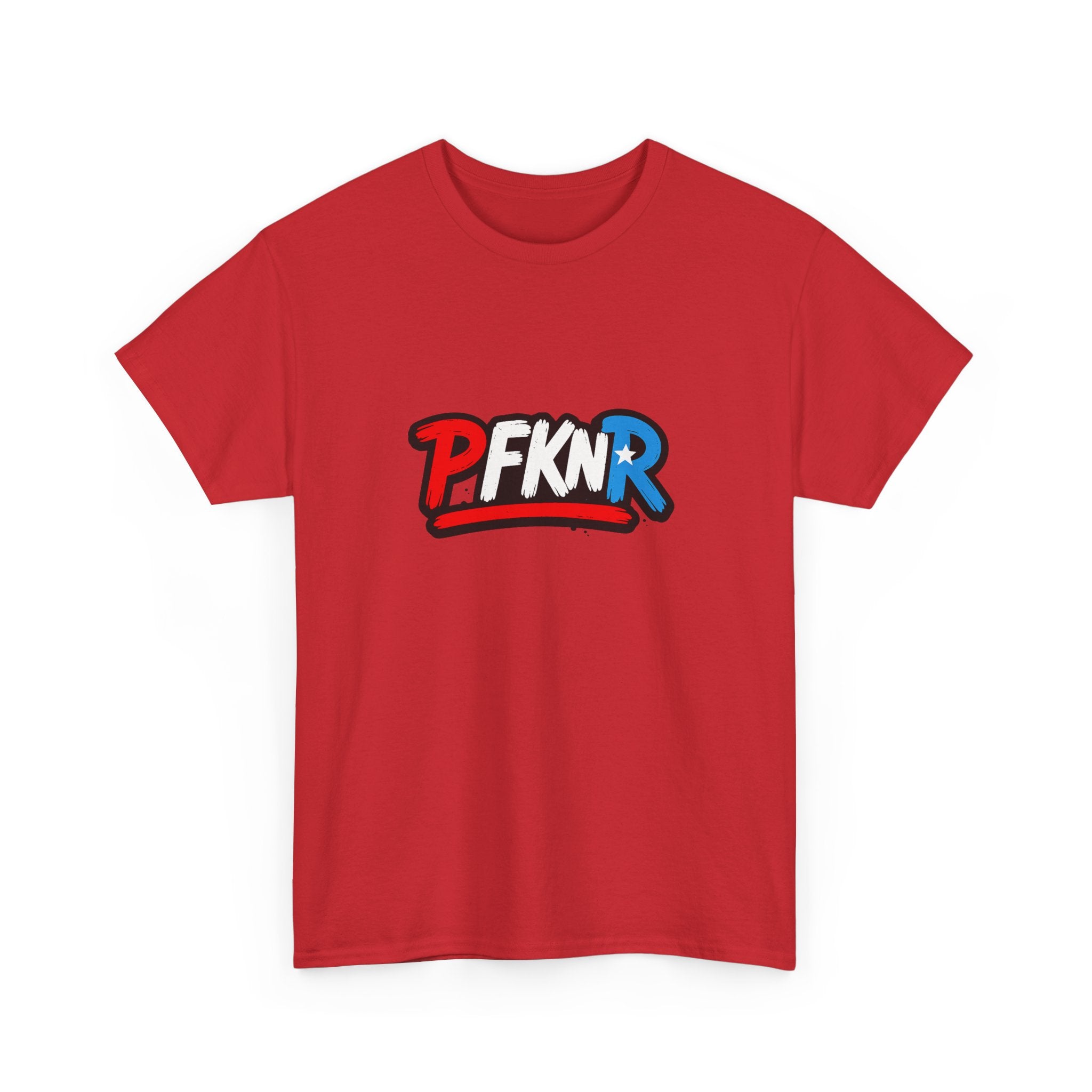 Unisex Heavy Cotton Tee - PFKNR Logo Shirt, Casual Wear, Gift for Him/Her, Streetwear, Everyday Style, Comfortable Tee