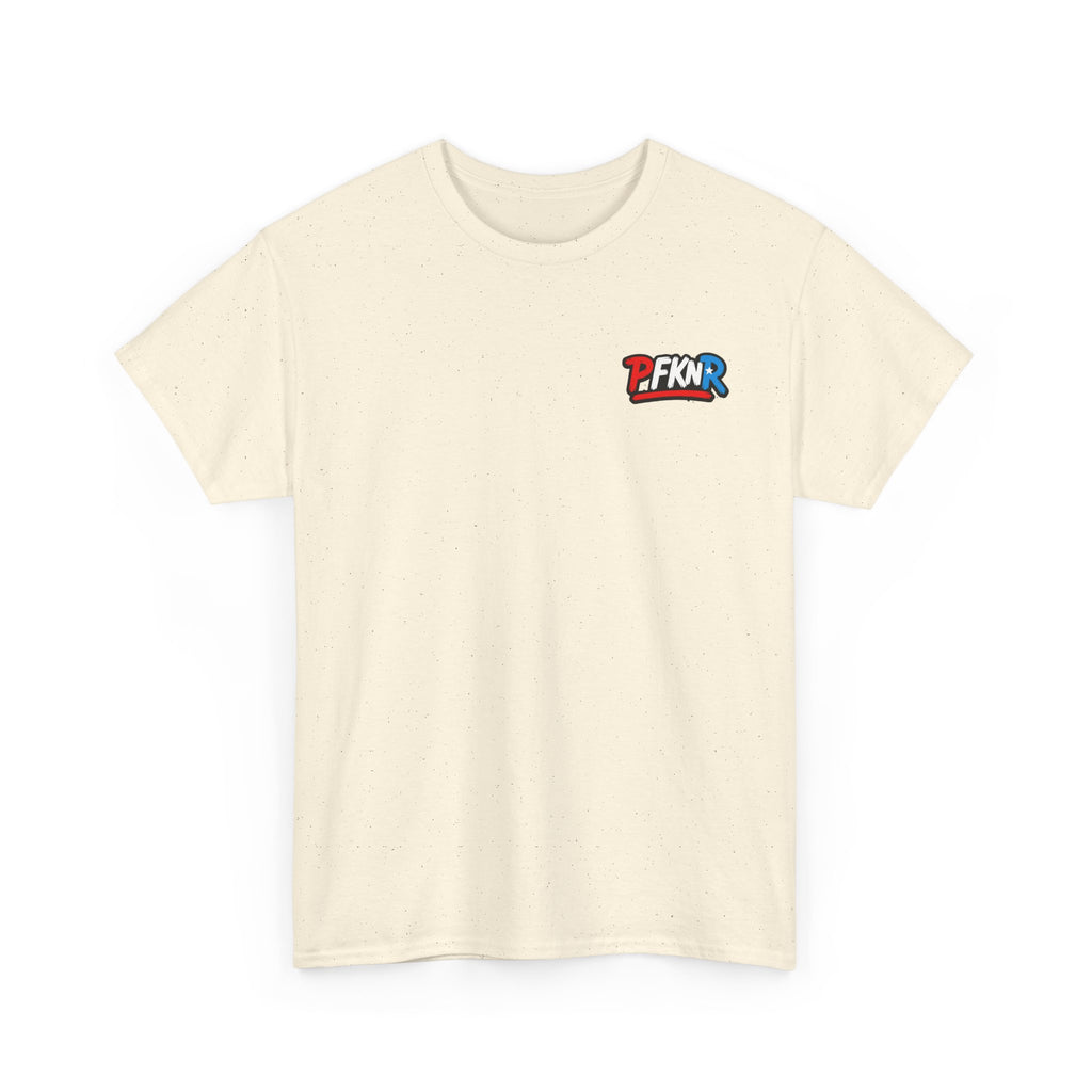 Unisex Heavy Cotton Tee - PFKNR Small Logo Shirt, Casual Wear, Gift for Him/Her, Streetwear, Everyday Style, Comfortable Tee