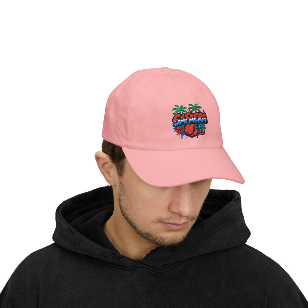 Tropical Vibes Dad Cap - Casual Summer Hat, Perfect Gift for Dads, Outdoor Activities, Beach Days, Vacation Must-Have, Adjustable Style