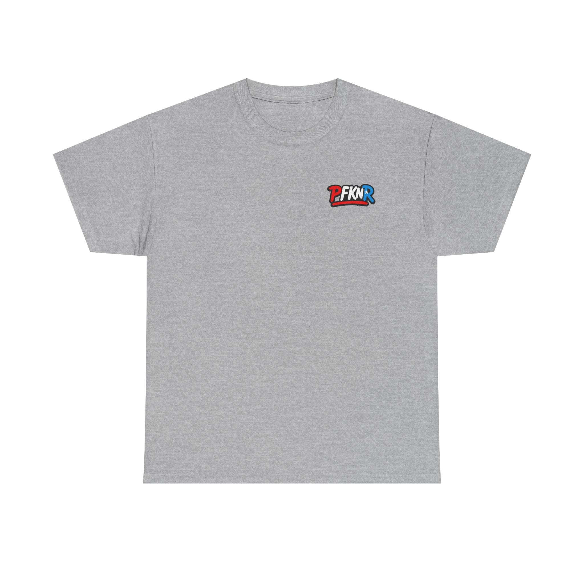 Unisex Heavy Cotton Tee - PFKNR Small Logo Shirt, Casual Wear, Gift for Him/Her, Streetwear, Everyday Style, Comfortable Tee