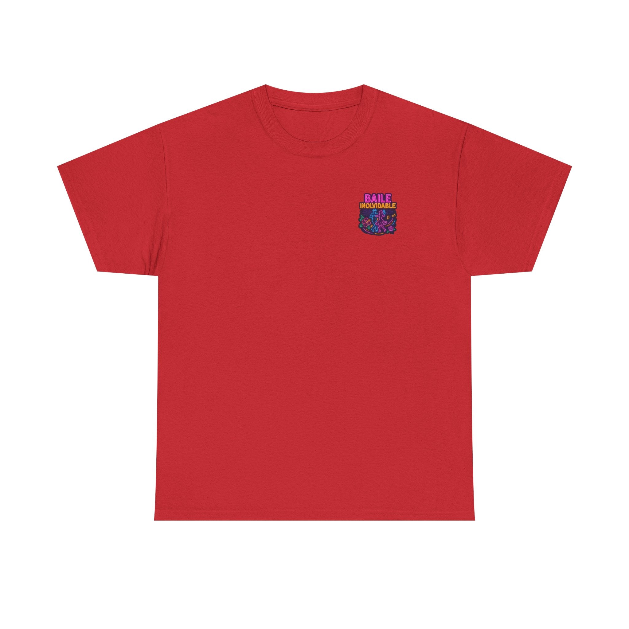Unisex Heavy Cotton Tee - Colorful 'Baile Inolvidable' T-Shirt