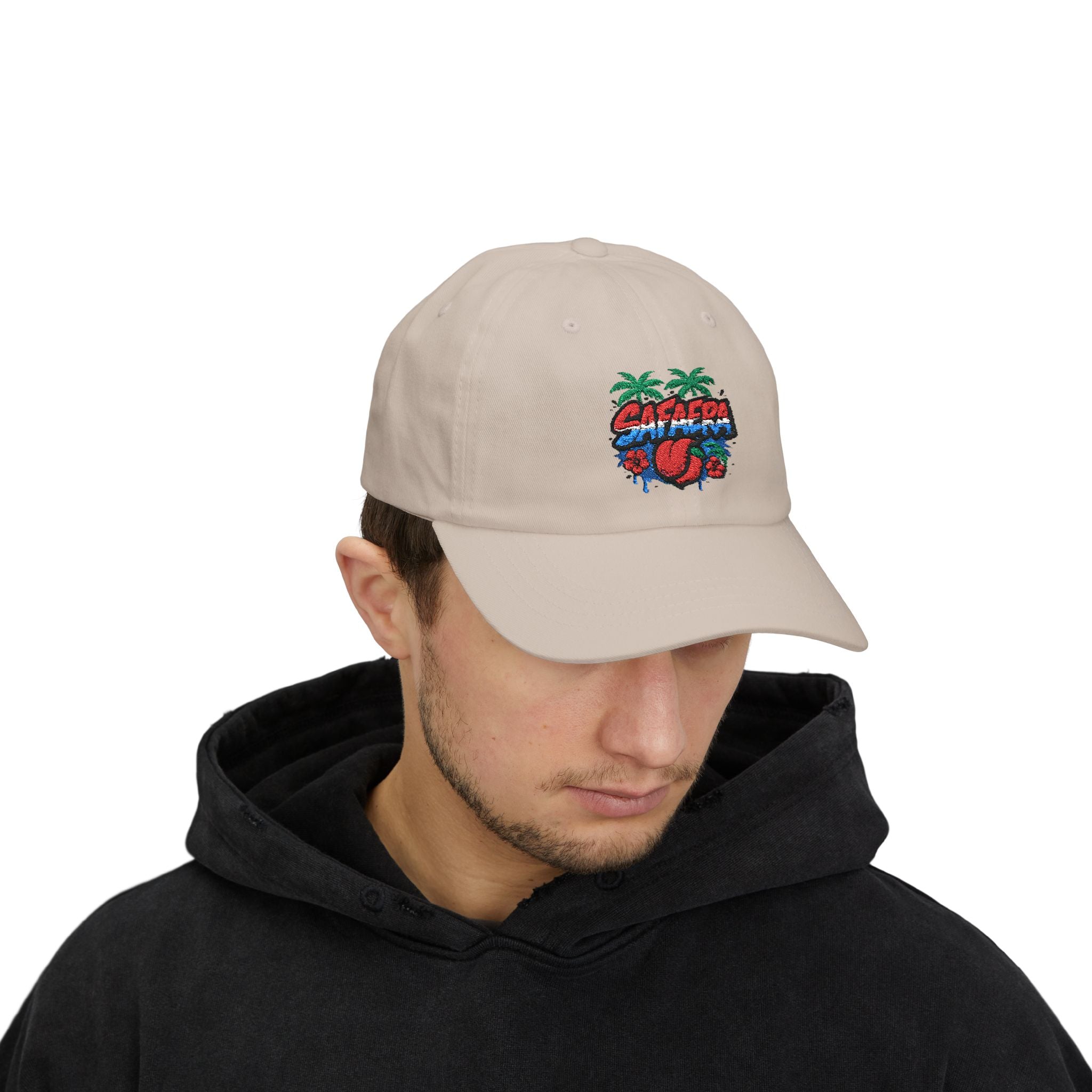 Tropical Vibes Dad Cap - Casual Summer Hat, Perfect Gift for Dads, Outdoor Activities, Beach Days, Vacation Must-Have, Adjustable Style