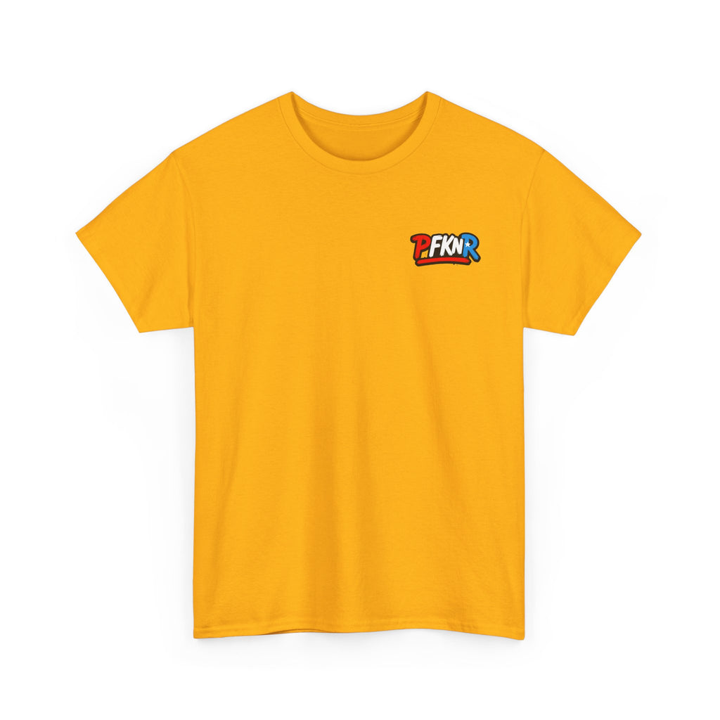 Unisex Heavy Cotton Tee - PFKNR Small Logo Shirt, Casual Wear, Gift for Him/Her, Streetwear, Everyday Style, Comfortable Tee