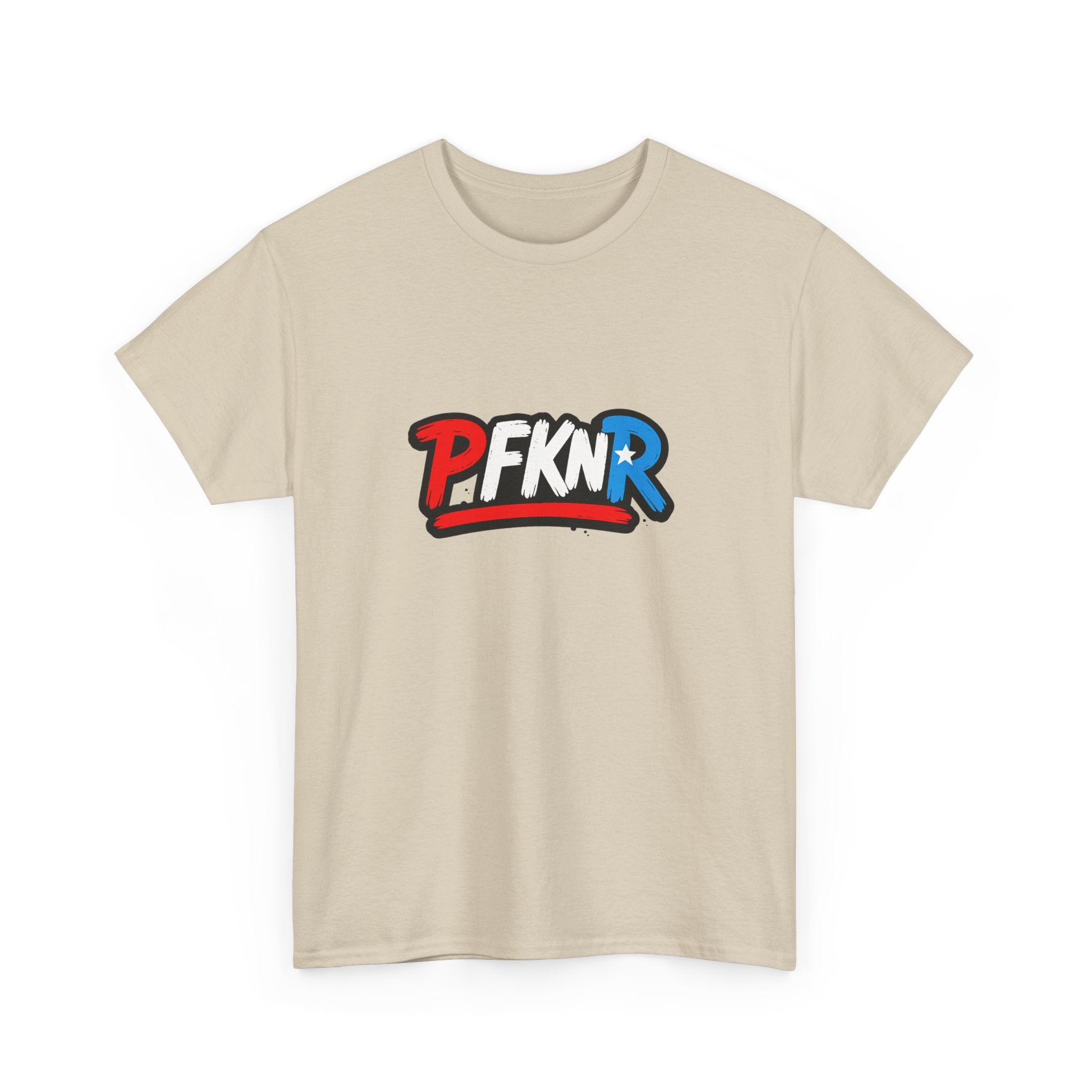 Unisex Heavy Cotton Tee - PFKNR Logo Shirt, Casual Wear, Gift for Him/Her, Streetwear, Everyday Style, Comfortable Tee